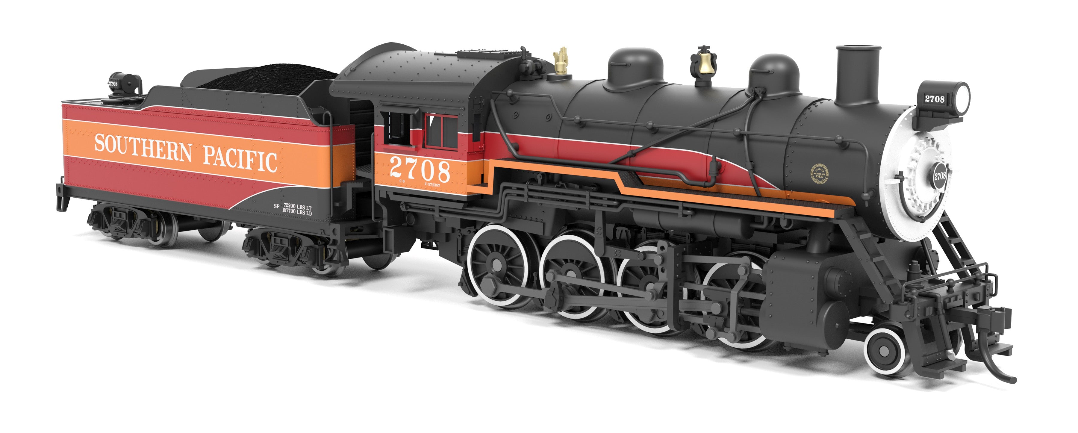 8388 2-8-0 Consolidation, SP 2720, Paragon4 Sound/DC/DCC, w/ Smoke, N