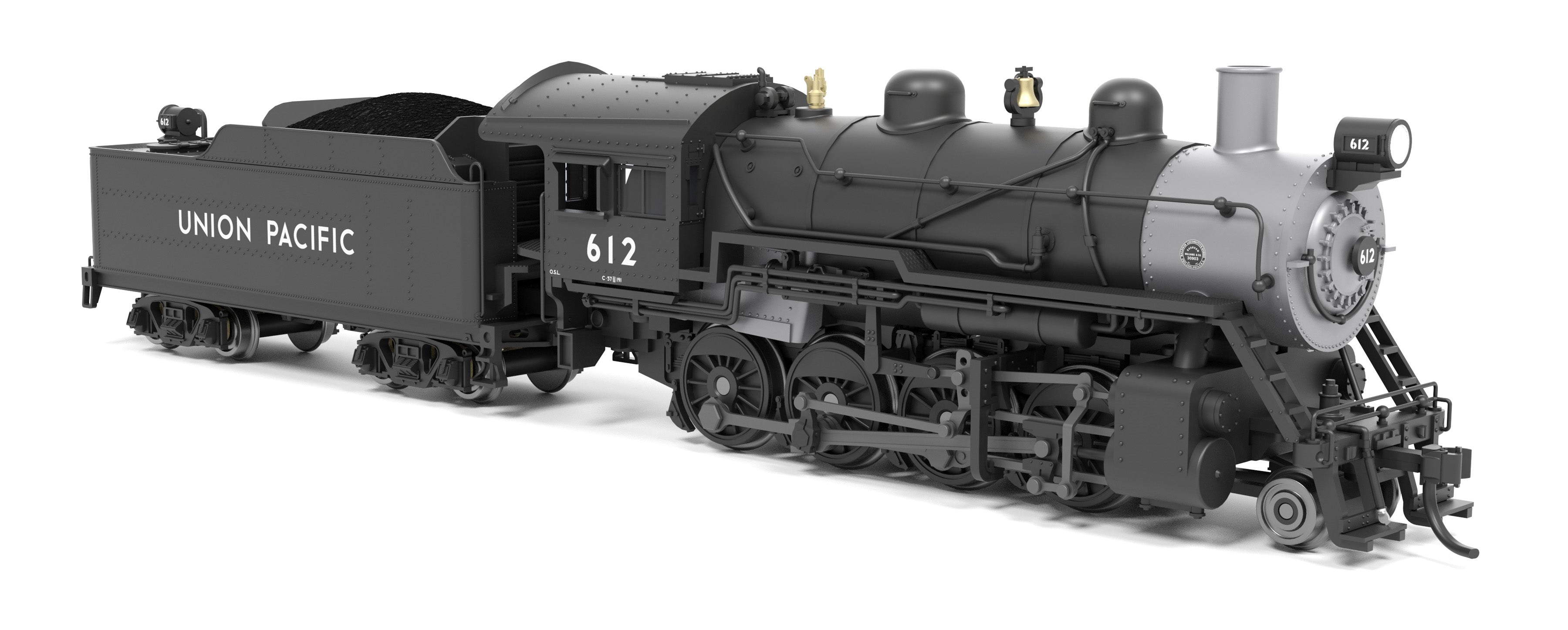 8390 2-8-0 Consolidation, UP 615, Paragon4 Sound/DC/DCC, w/ Smoke, N