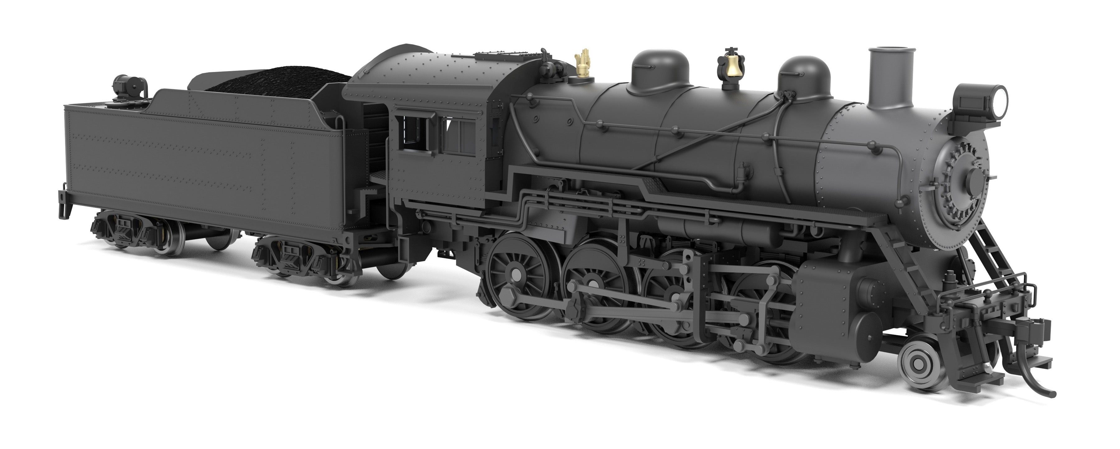 8406 2-8-0 Consolidation, Unlettered, No-Sound / DCC-Ready, N