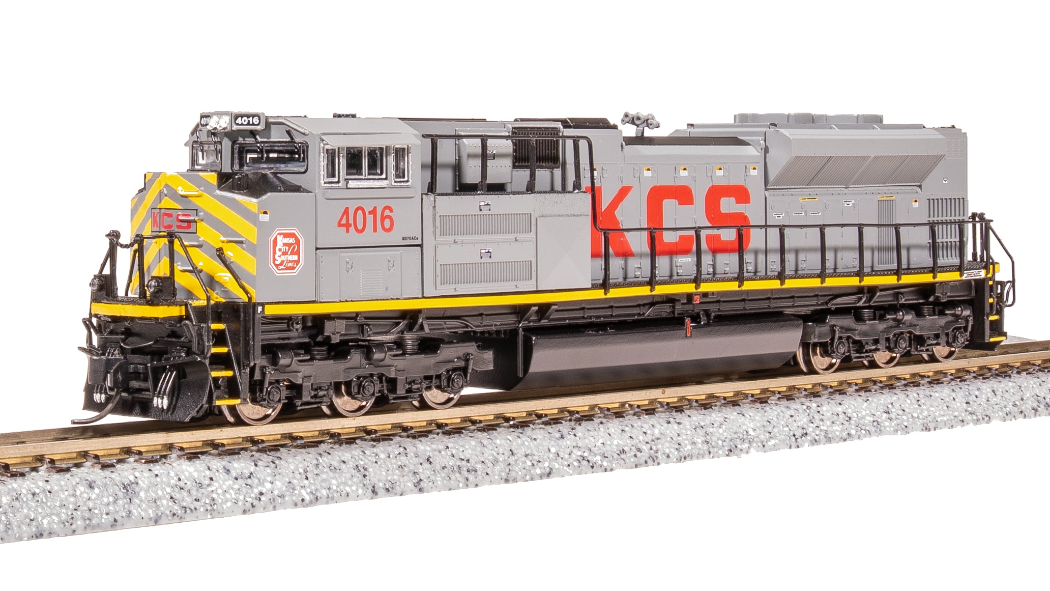 8423 EMD SD70ACe, KCS 4016, Gray/Red/Yellow, Paragon4 Sound/DC/DCC, N