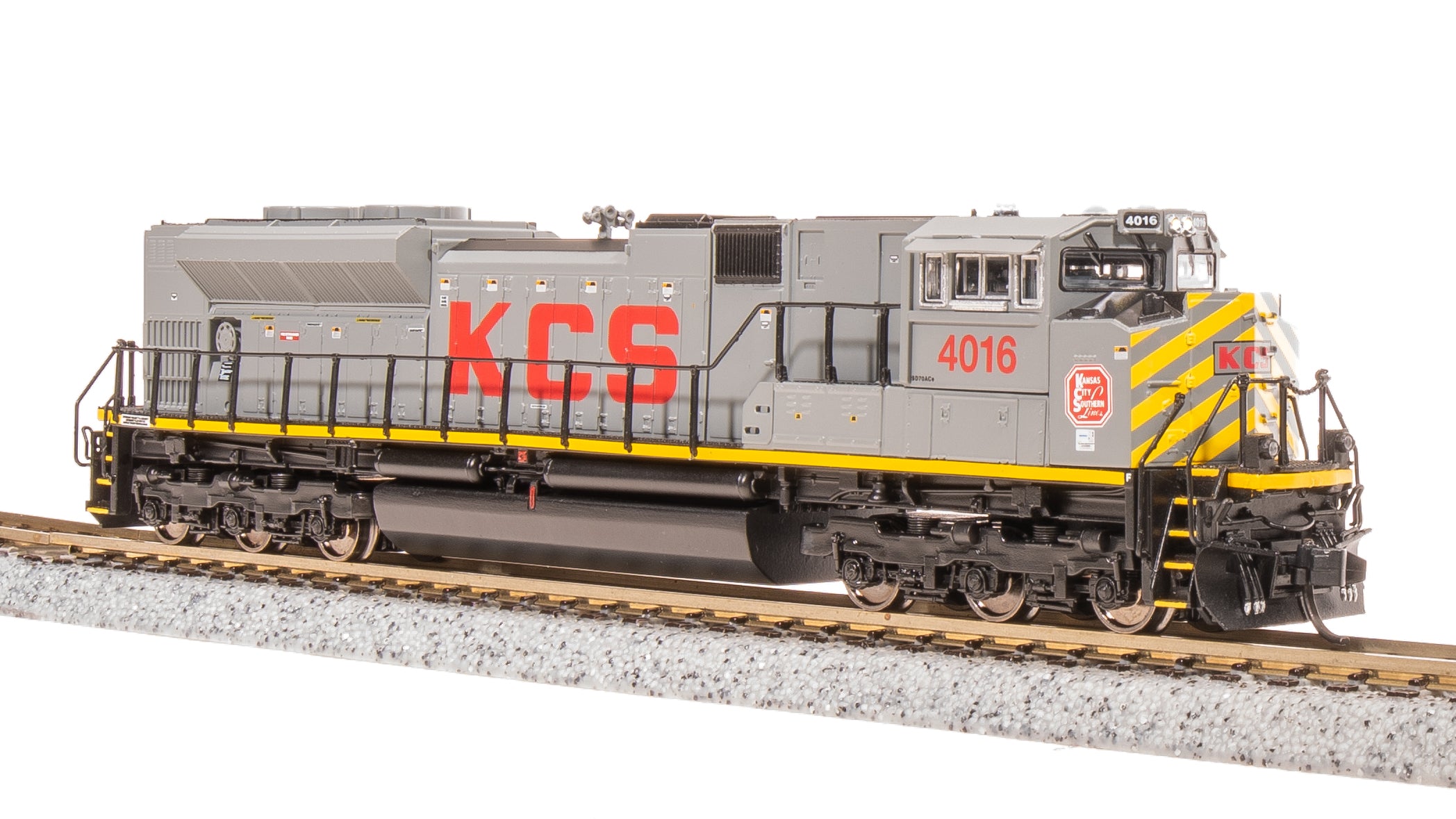 8423 EMD SD70ACe, KCS 4016, Gray/Red/Yellow, Paragon4 Sound/DC/DCC, N