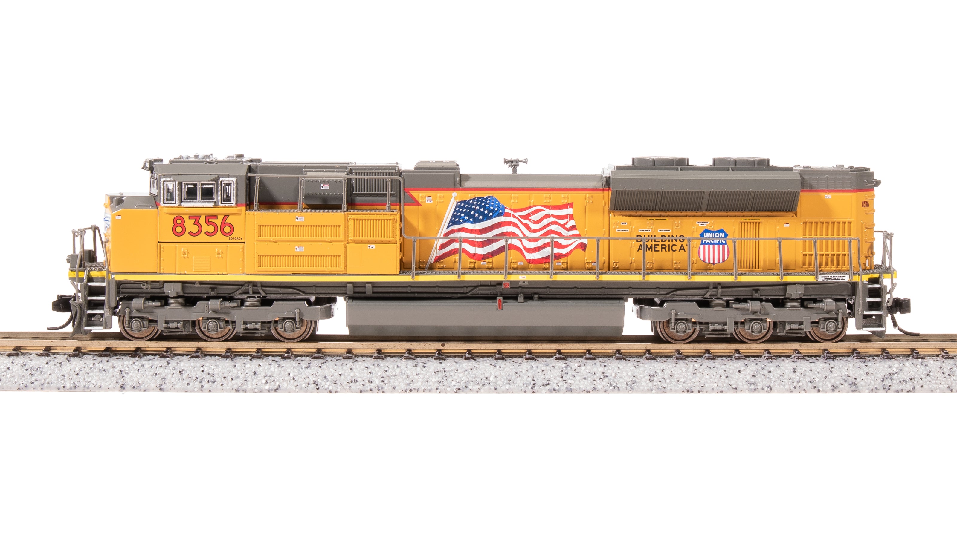 8427 EMD SD70ACe, UP 8356, Building America, Paragon4 Sound/DC/DCC, N