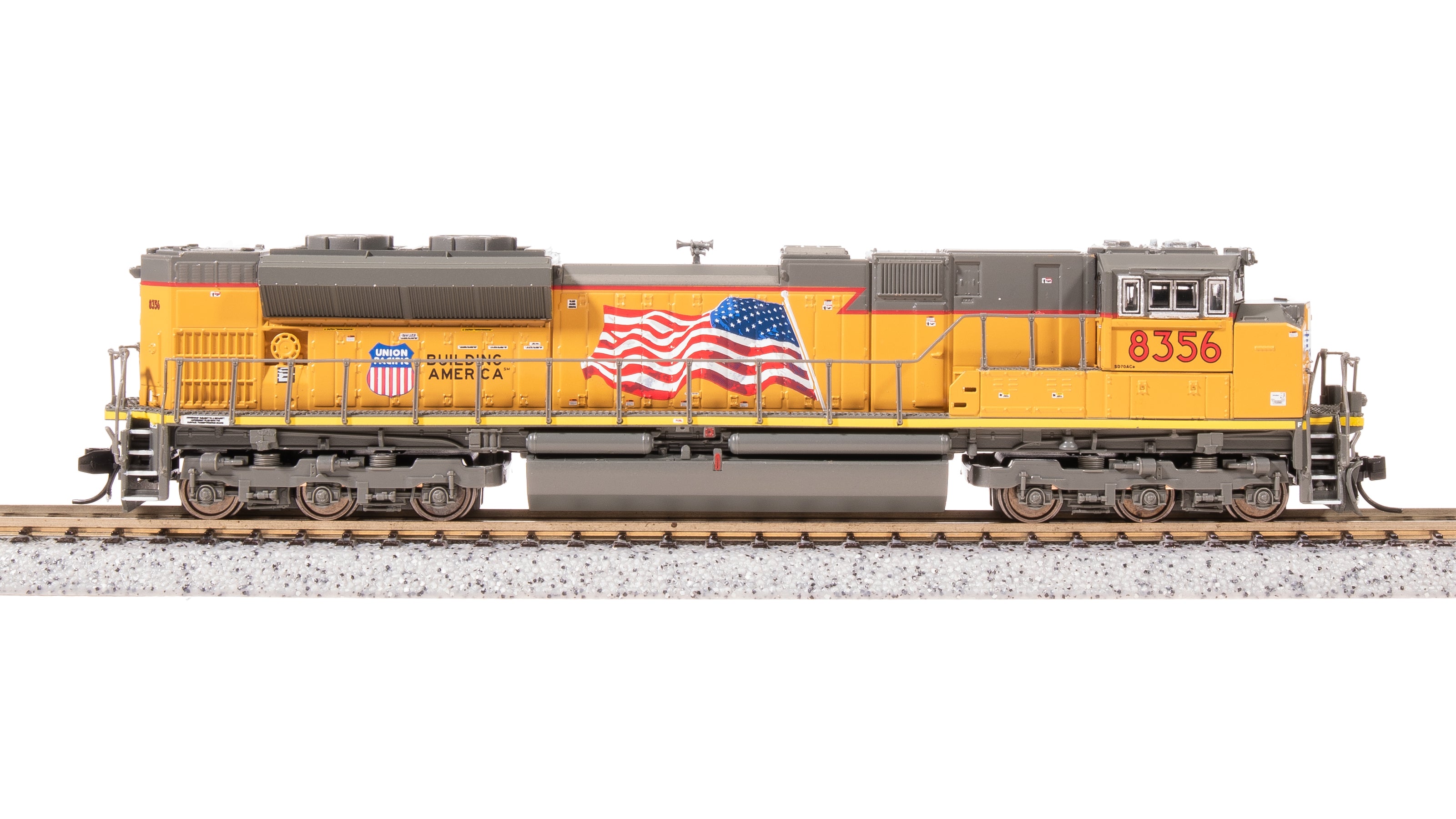 8427 EMD SD70ACe, UP 8356, Building America, Paragon4 Sound/DC/DCC, N