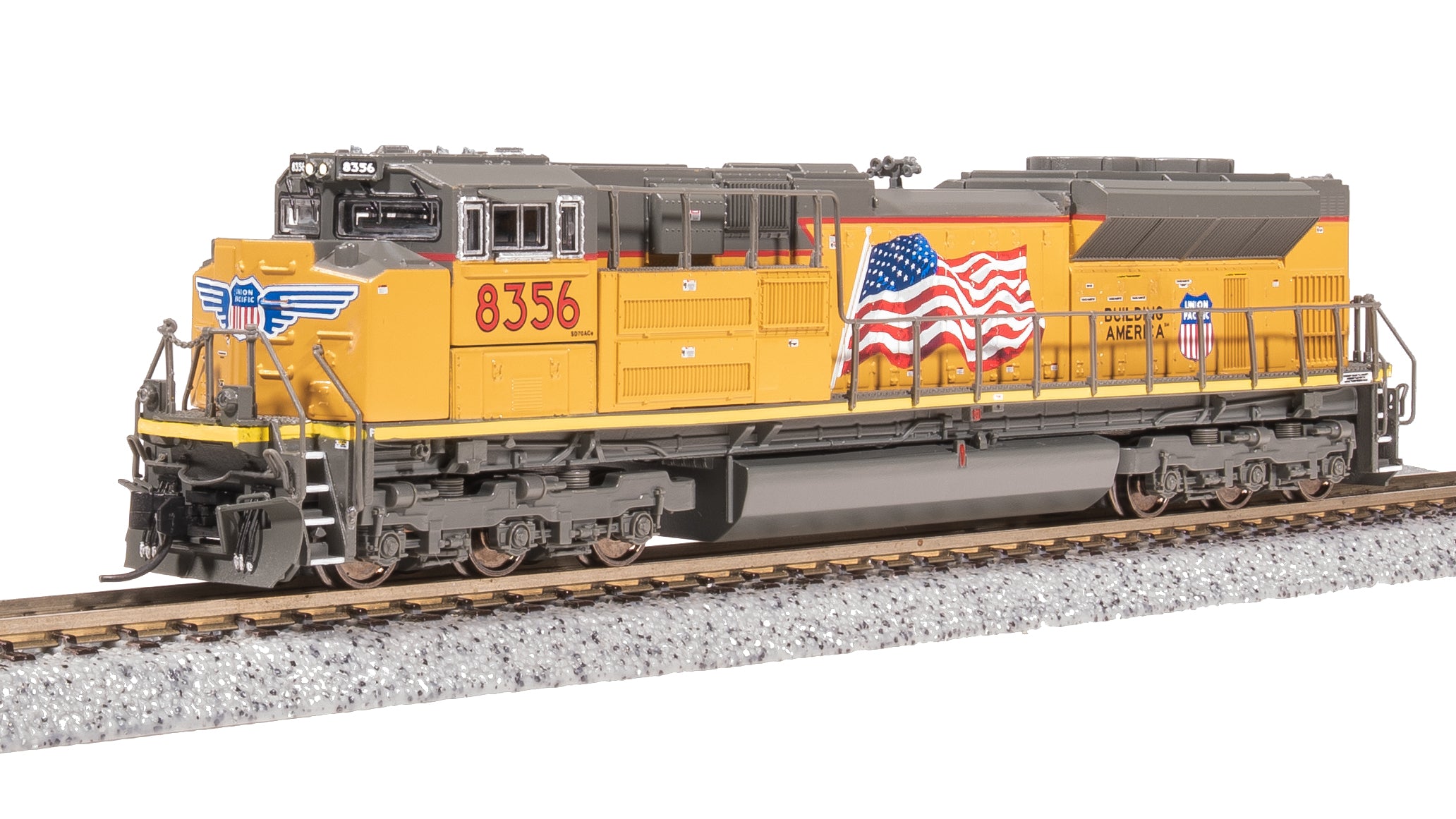 8427 EMD SD70ACe, UP 8356, Building America, Paragon4 Sound/DC/DCC, N