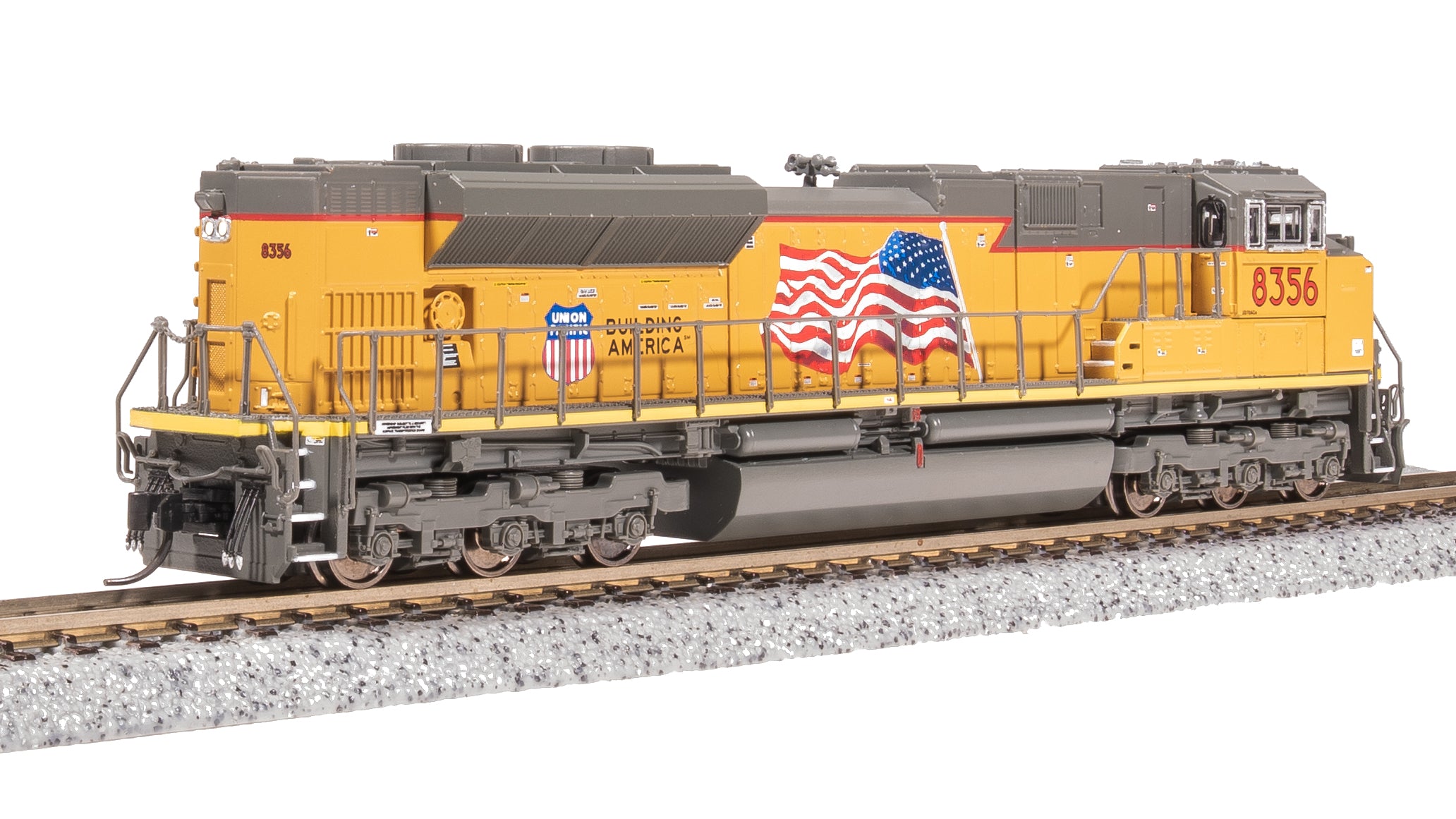 8427 EMD SD70ACe, UP 8356, Building America, Paragon4 Sound/DC/DCC, N