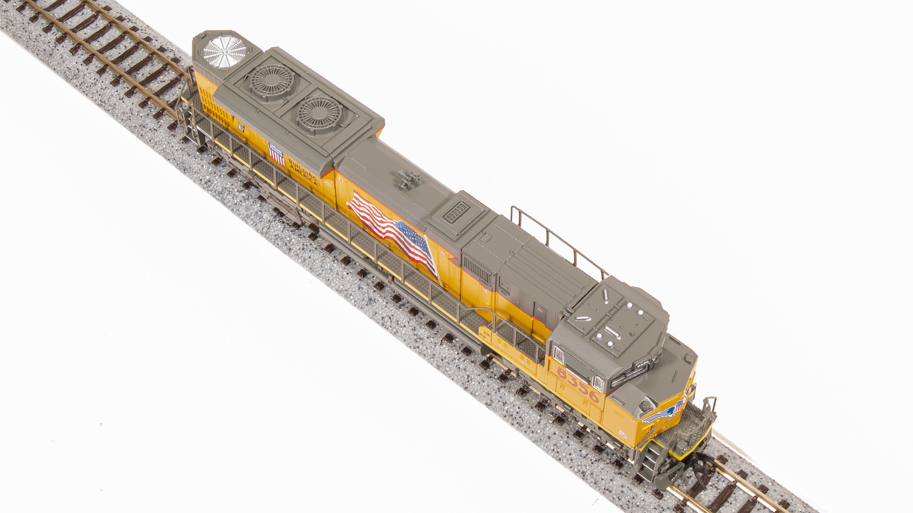 8427 EMD SD70ACe, UP 8356, Building America, Paragon4 Sound/DC/DCC, N