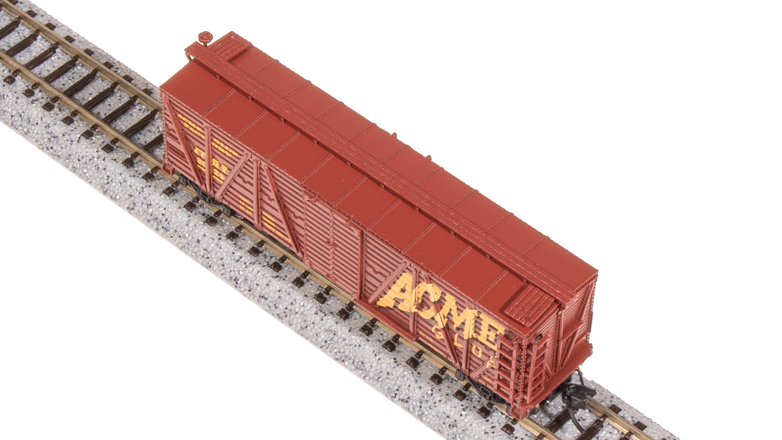 8471 40' Wood Stock Car, Acme Glue Factory, Horse Sounds, N Scale