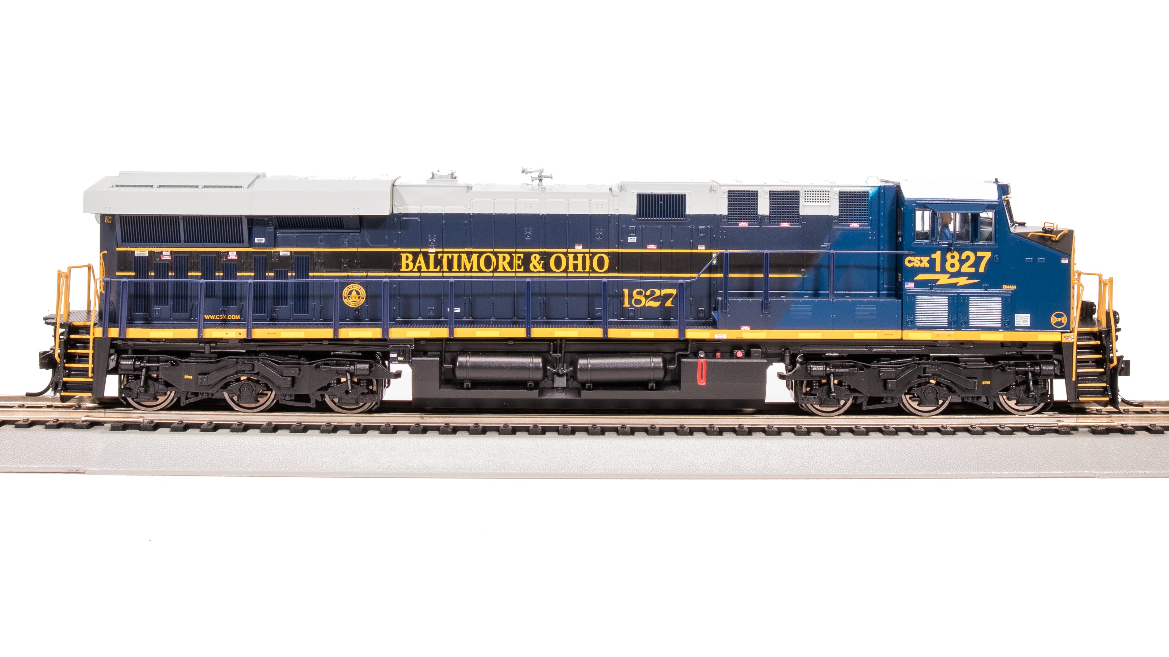 8539 GE ES44AC, CSX #1827, B&O Heritage Paint, Paragon4 Sound/DC/DCC, HO