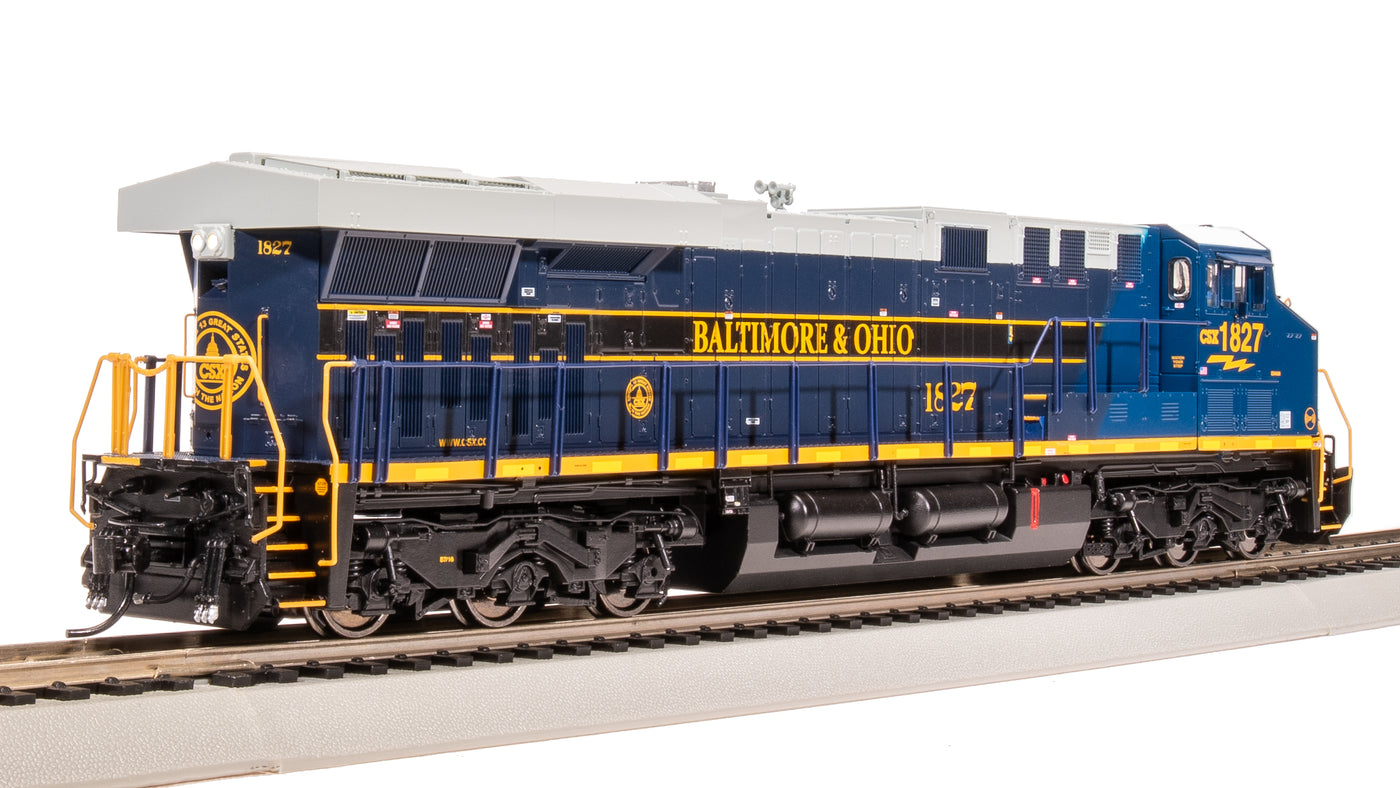 8539 GE ES44AC, CSX #1827, B&O Heritage Paint, Paragon4 Sound/DC/DCC,