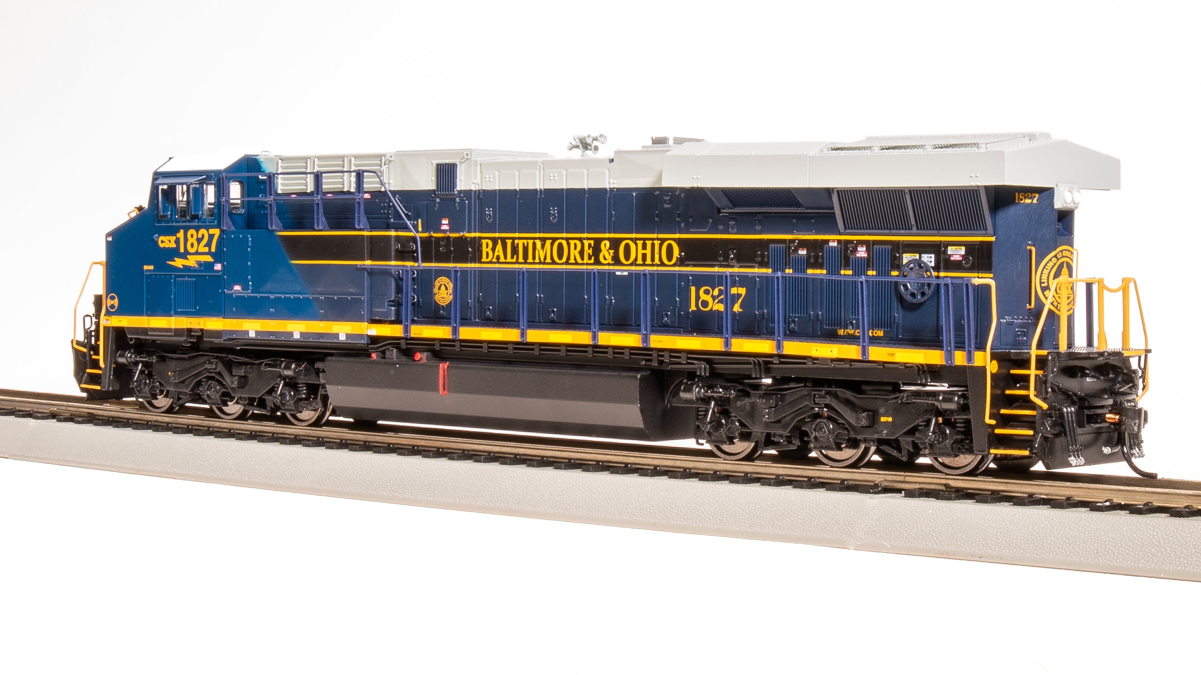 8539 GE ES44AC, CSX #1827, B&O Heritage Paint, Paragon4 Sound/DC/DCC, HO