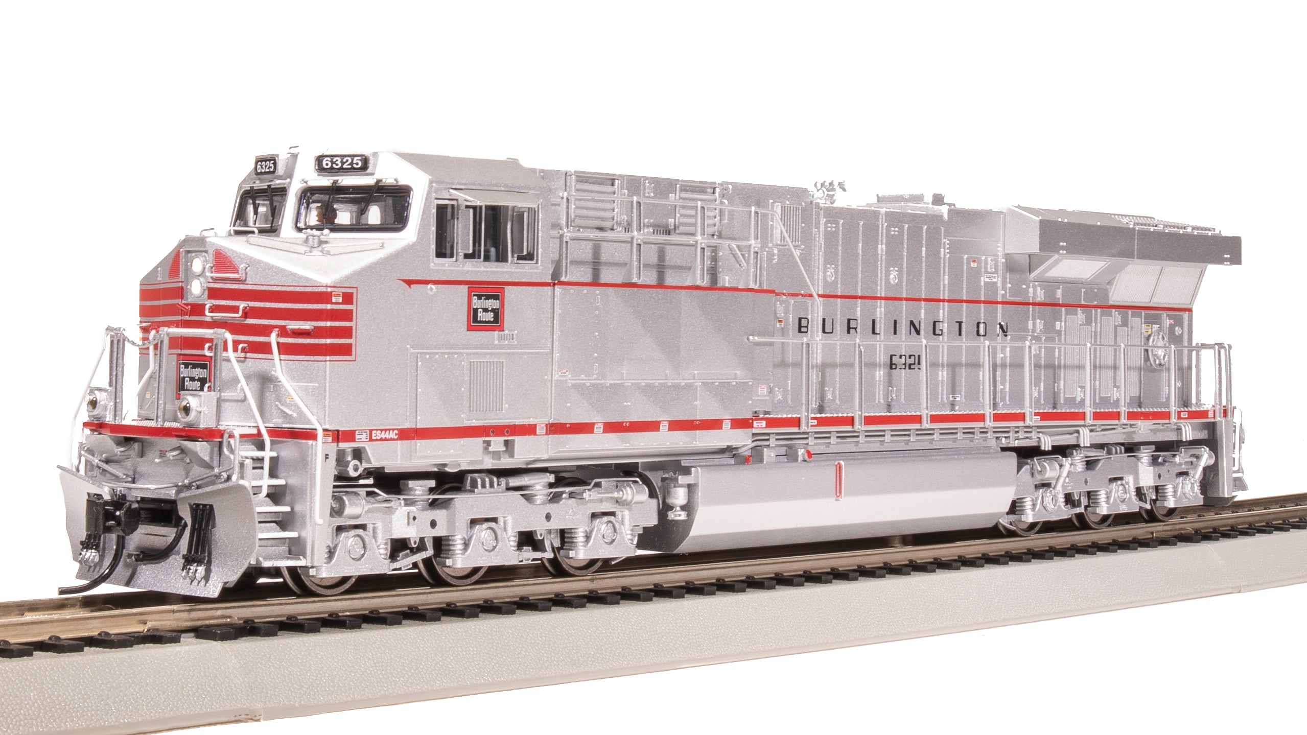 8545 GE ES44AC, CBQ #6325, Aluminum/Red Fantasy Paint, Paragon4 Sound/DC/DCC, HO