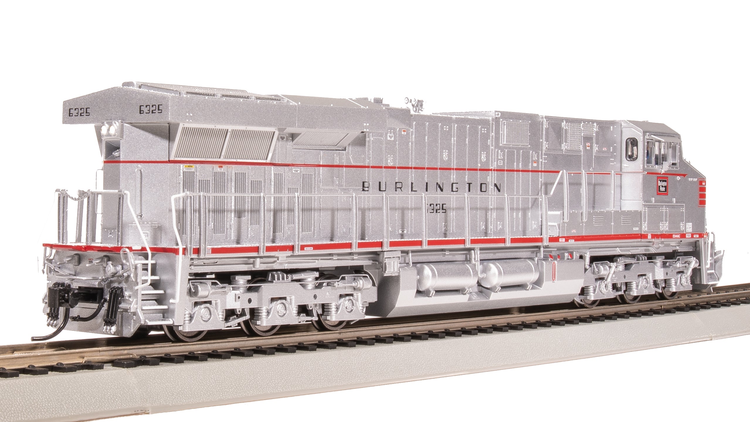 8545 GE ES44AC, CBQ #6325, Aluminum/Red Fantasy Paint, Paragon4 Sound/DC/DCC, HO