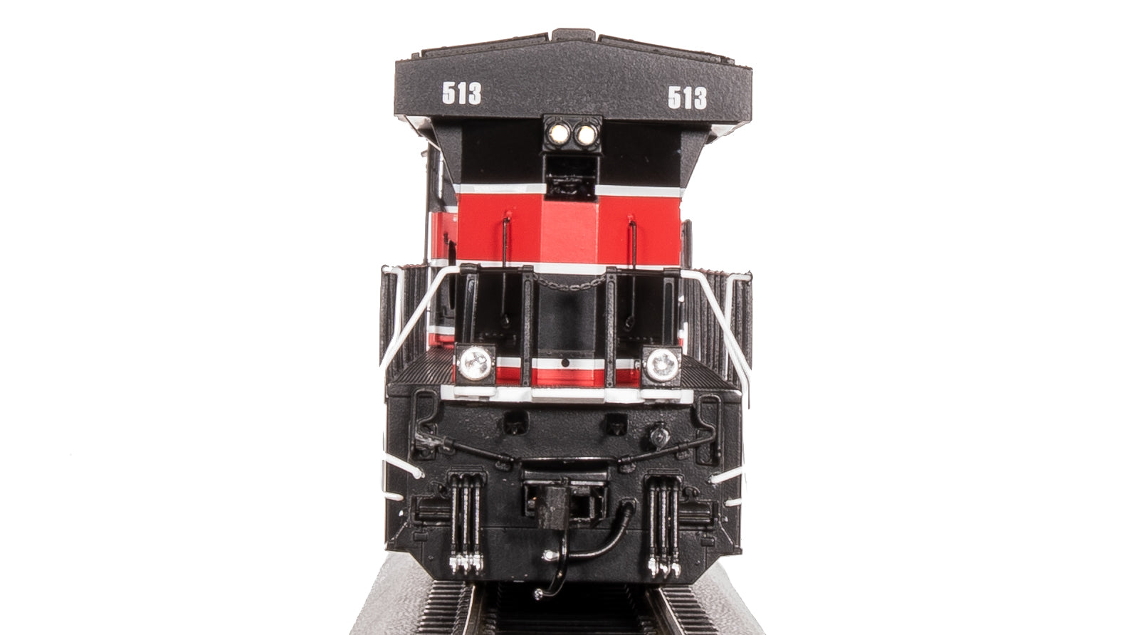 8560 GE ES44AC, IAIS #513, "Rock Island" Black/Red, No-Sound / DCC-Ready, HO