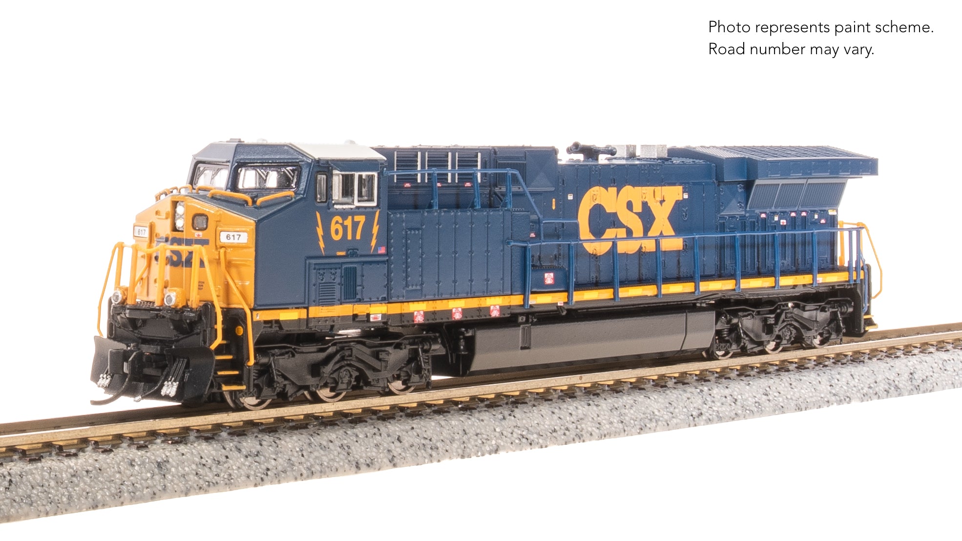 8575 GE AC6000, CSX #629, YN3 Paint, Paragon4 Sound/DC/DCC, N