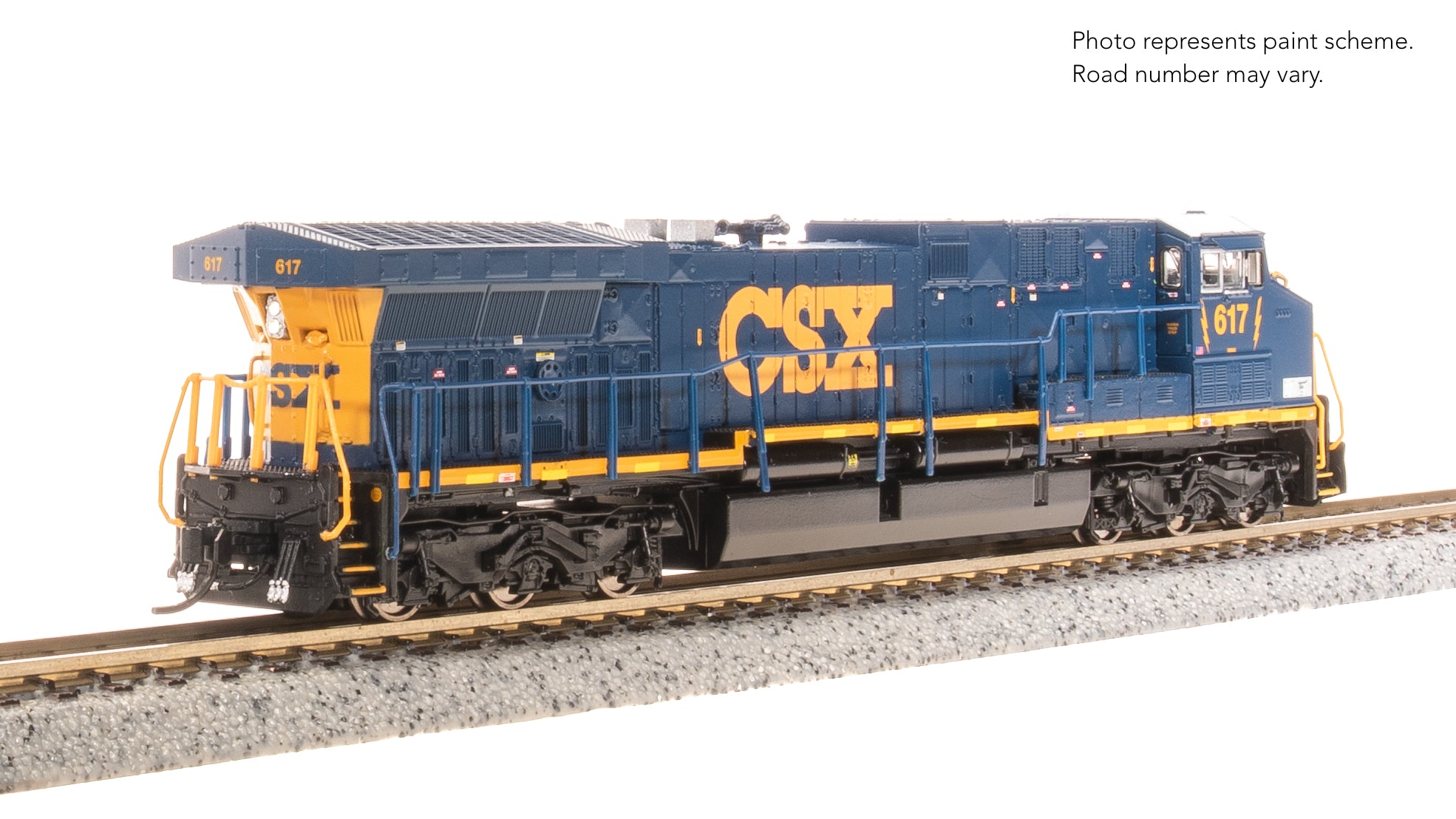 8575 GE AC6000, CSX #629, YN3 Paint, Paragon4 Sound/DC/DCC, N