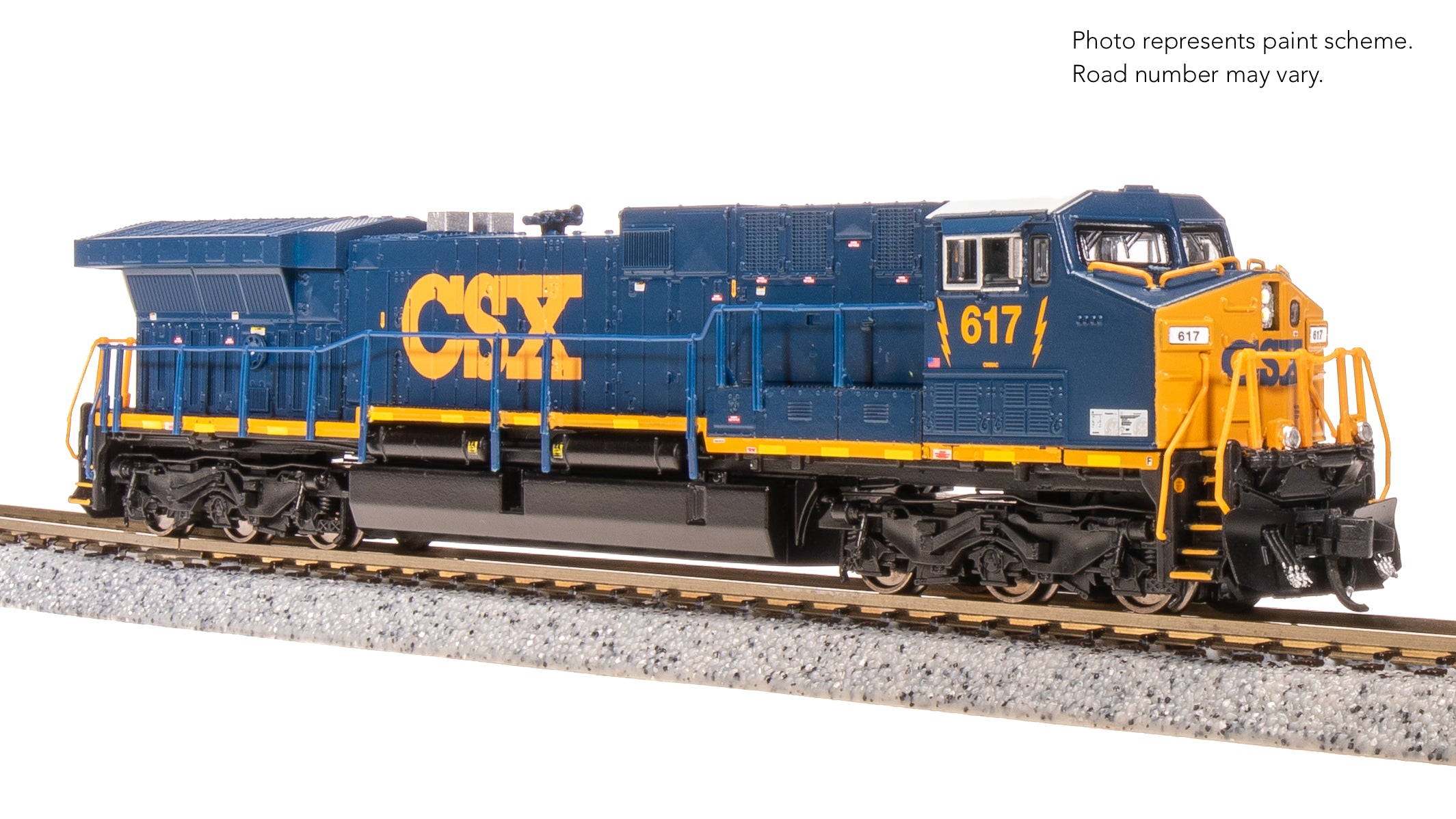 8575 GE AC6000, CSX #629, YN3 Paint, Paragon4 Sound/DC/DCC, N