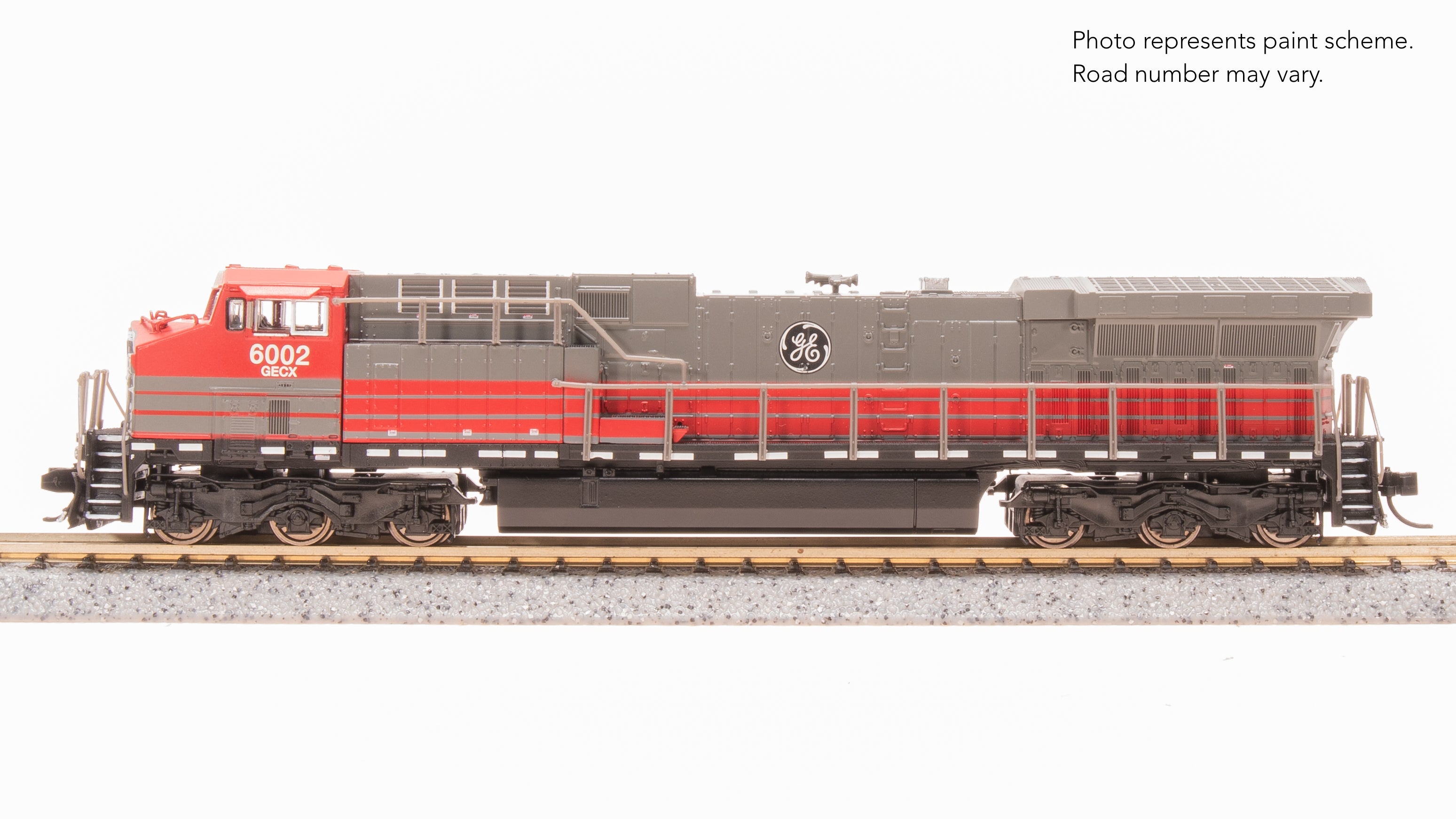 8576 GE AC6000, GECX 6002, Gray & Red, Paragon4 Sound/DC/DCC, N