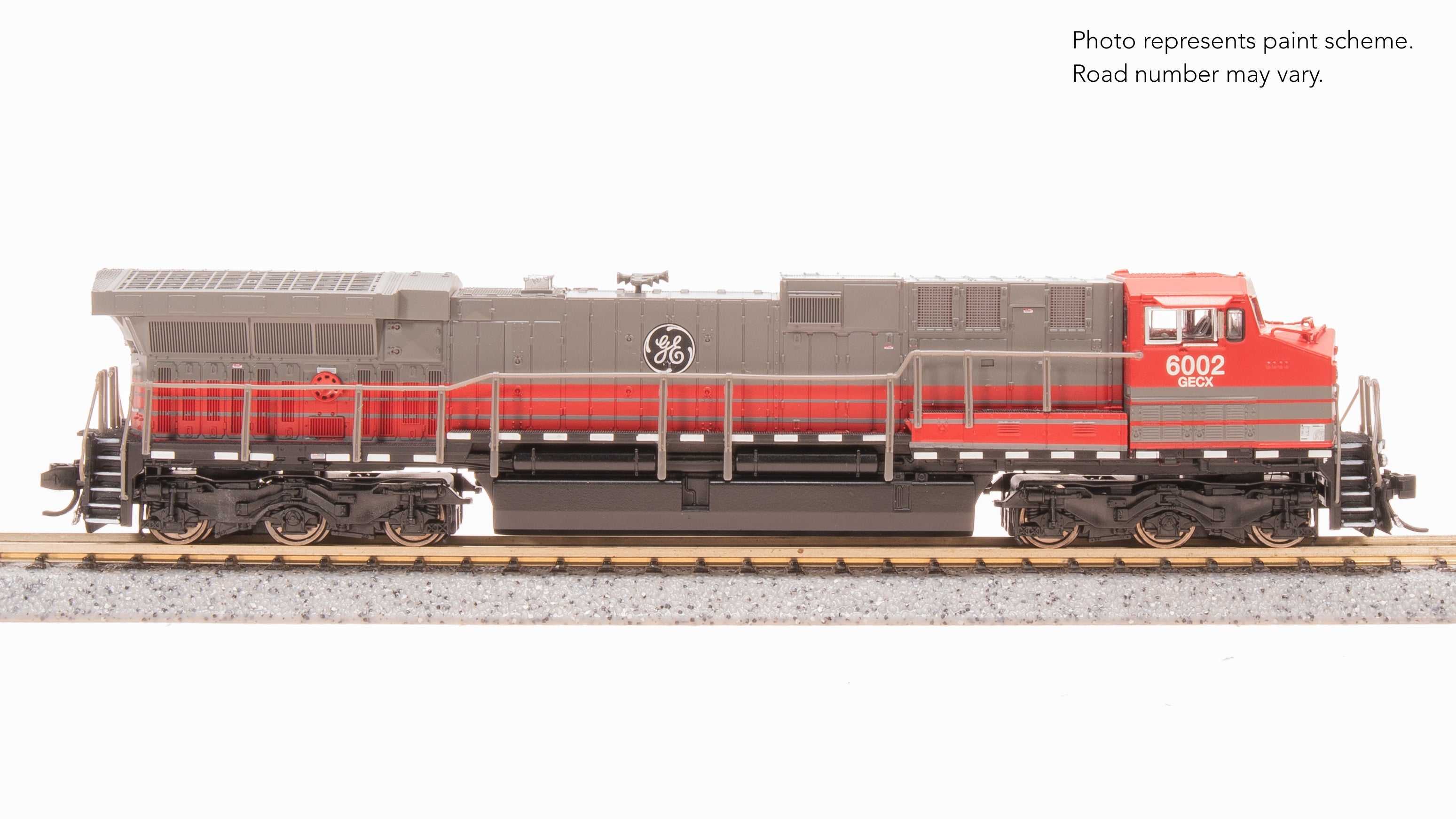 8576 GE AC6000, GECX 6002, Gray & Red, Paragon4 Sound/DC/DCC, N