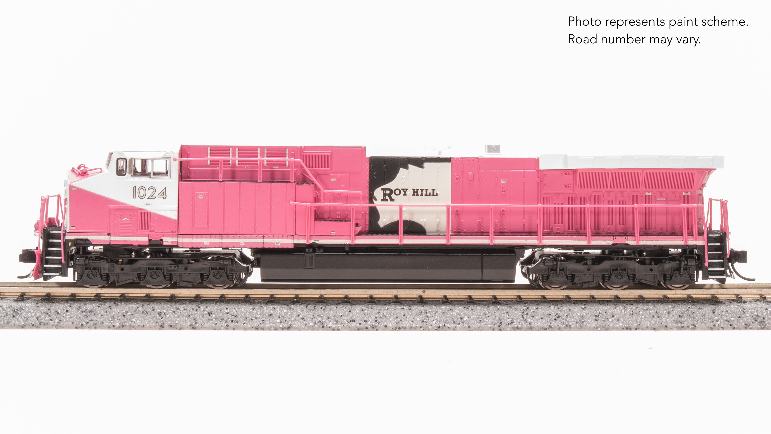 8580 GE AC6000, Roy Hill Mining #1024, Pink/White/Black Paint, Paragon4 Sound/DC/DCC, N