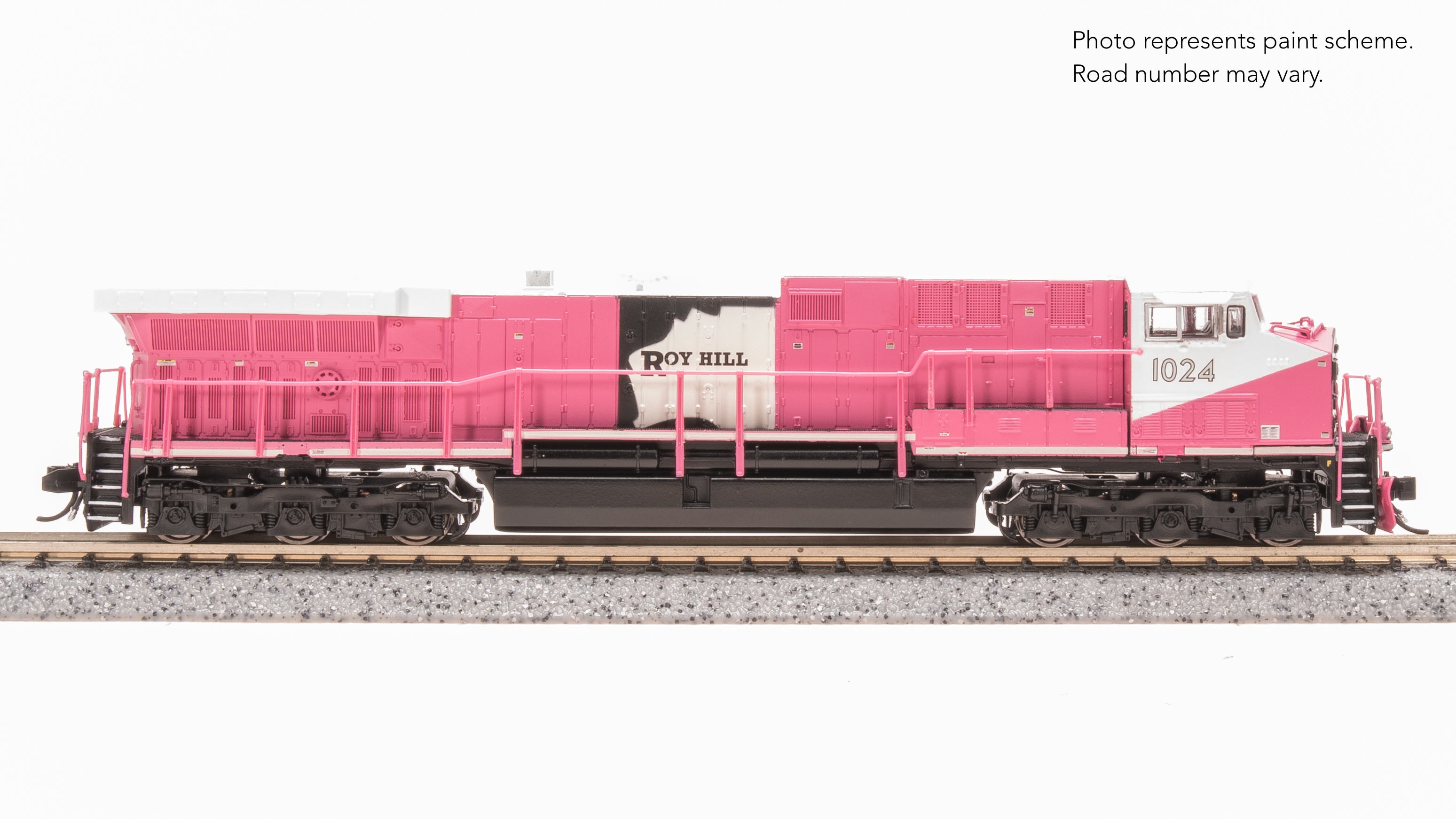 8580 GE AC6000, Roy Hill Mining #1024, Pink/White/Black Paint, Paragon