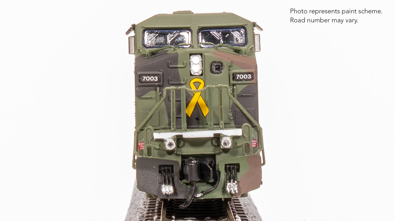 8587 GE AC6000, "Support Our Troops" Fantasy Paint, Paragon4 Sound/DC/DCC, N