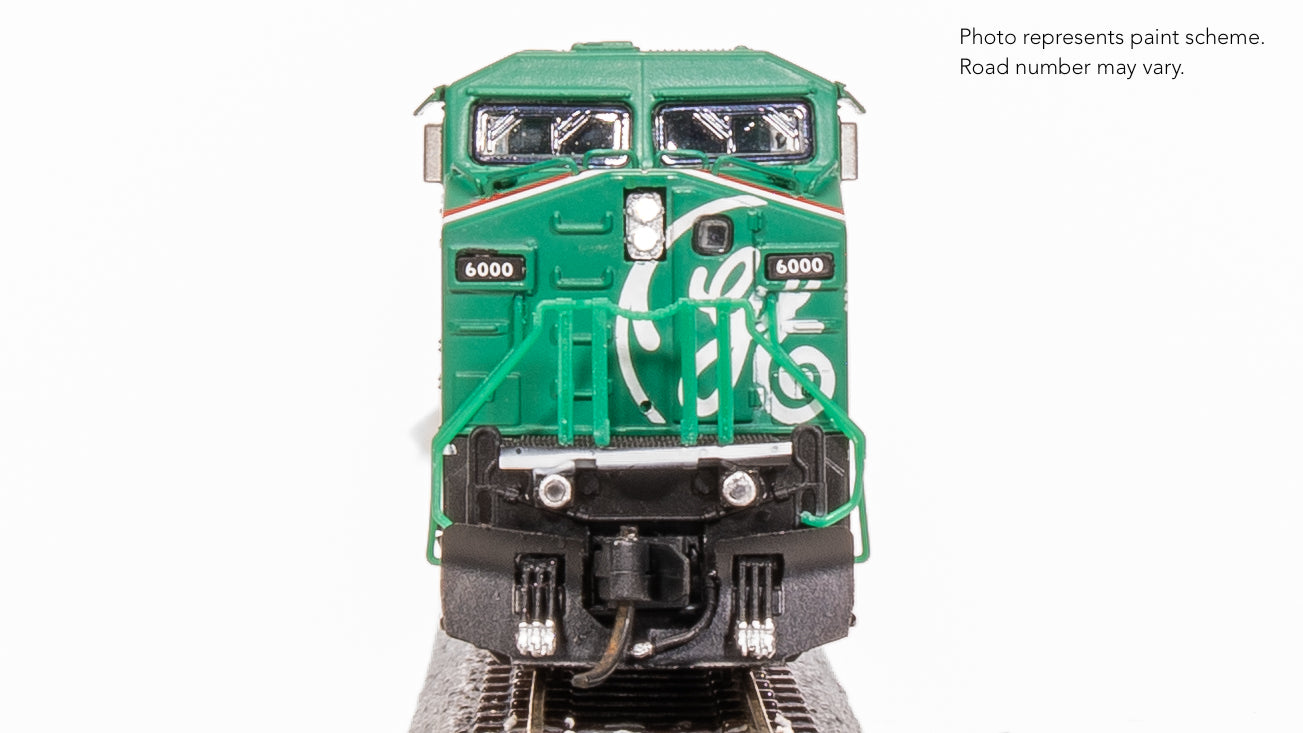 8597 GE AC6000, GE Demo #6000, Green Demo Paint, No-Sound / DCC-Ready, N