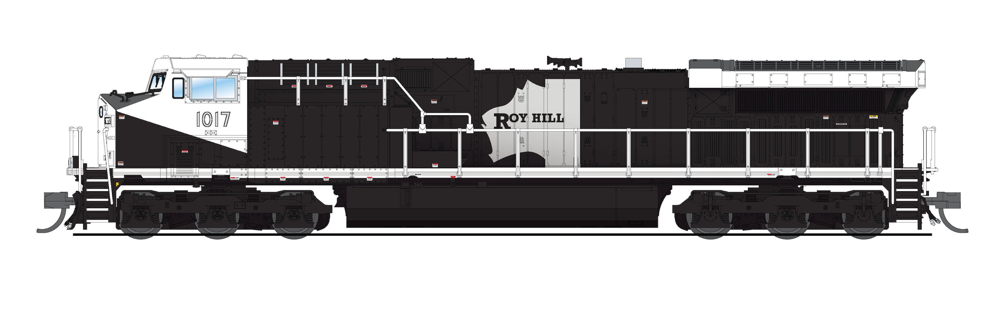 8601 GE AC6000, Roy Hill Mining #1017, Black/White Paint, No-Sound / DCC-Ready, N Default Title