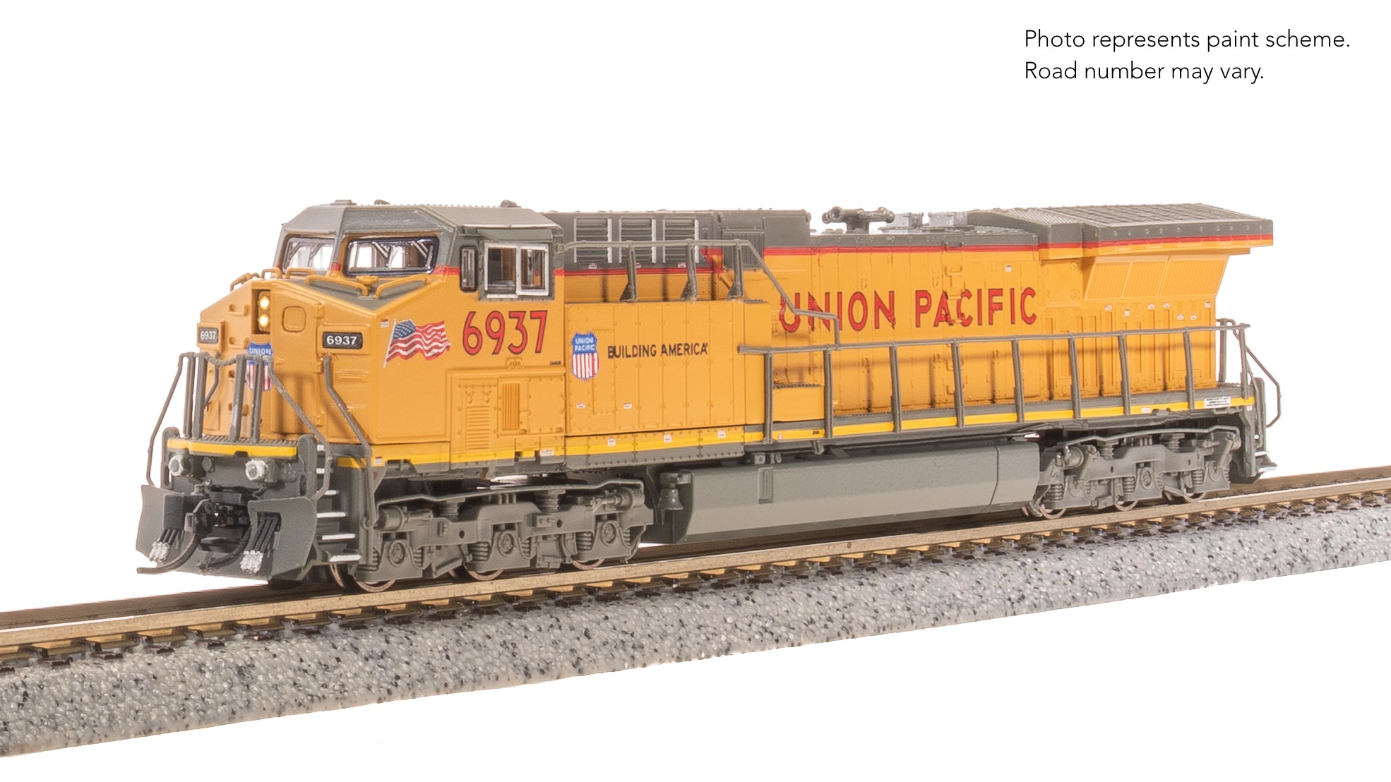 8602 GE AC6000, UP #6937, Small Flags Scheme, No-Sound / DCC-Ready, N