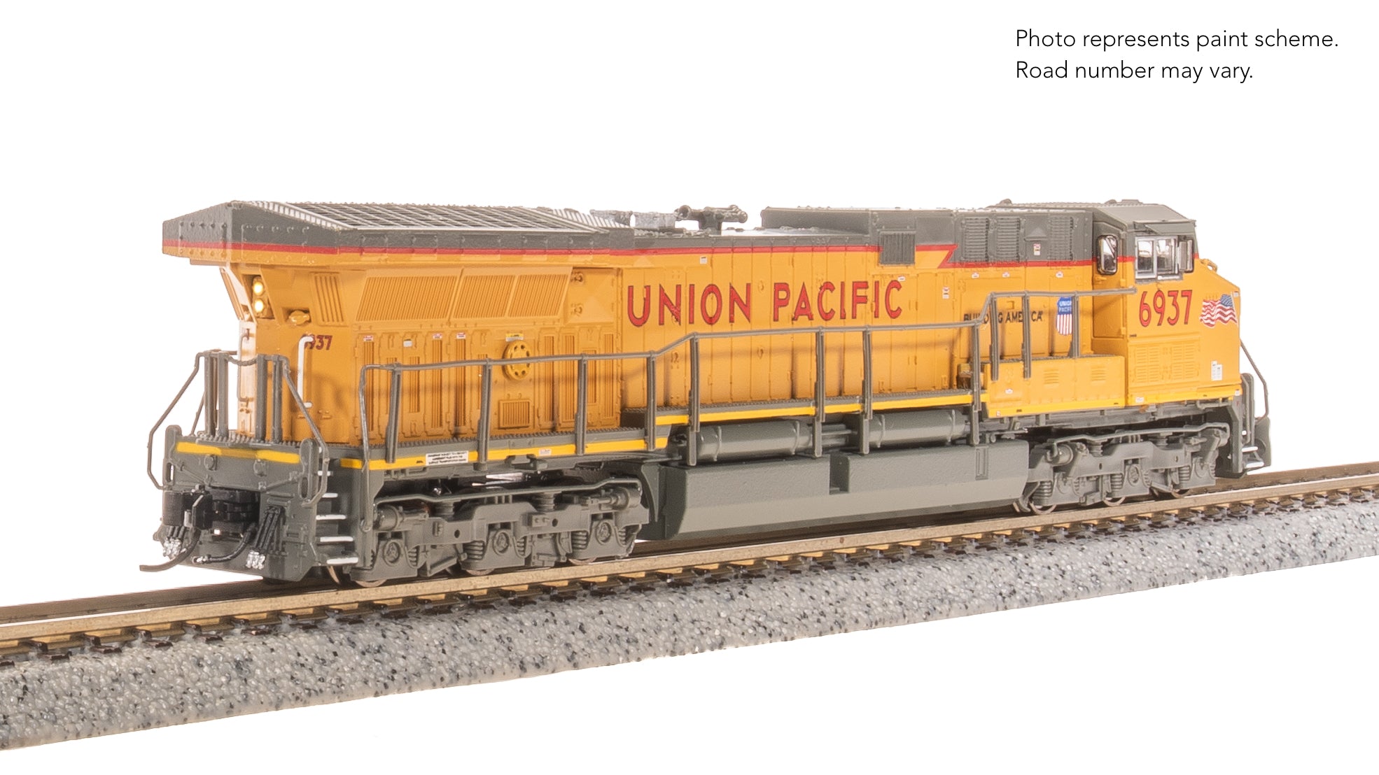 8602 GE AC6000, UP #6937, Small Flags Scheme, No-Sound / DCC-Ready, N