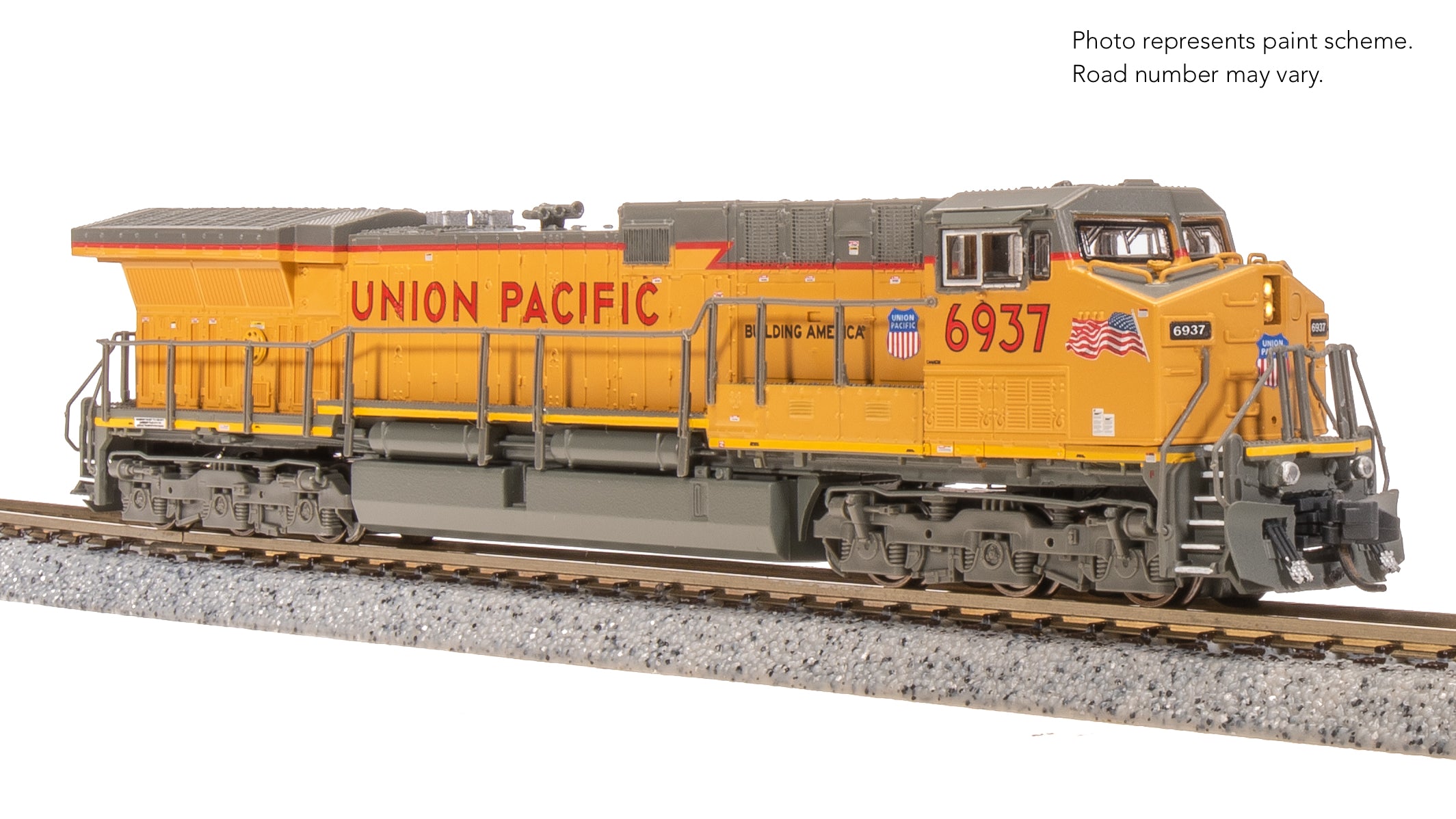 8602 GE AC6000, UP #6937, Small Flags Scheme, No-Sound / DCC-Ready, N