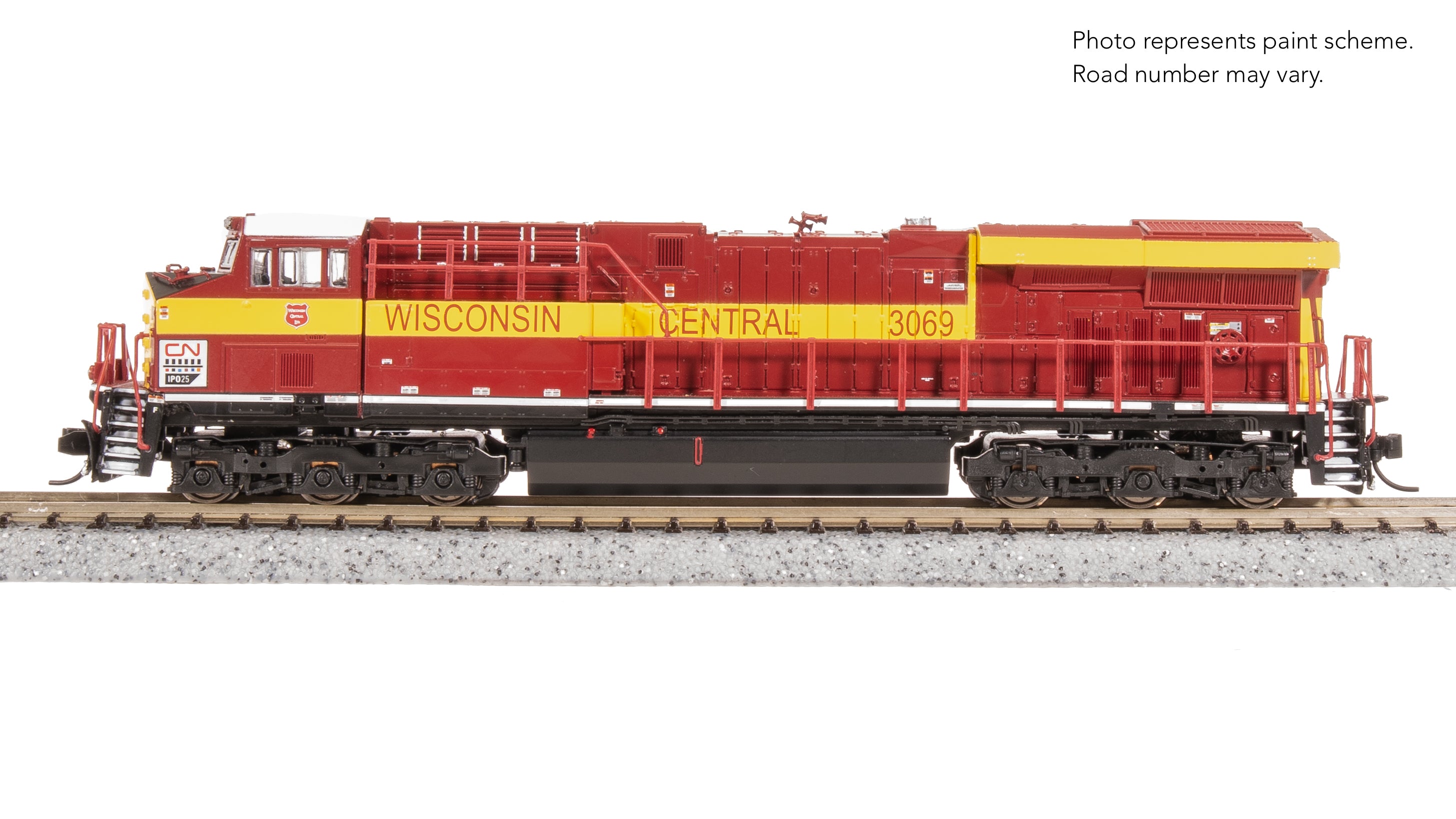 8612 GE ES44AC, CN 3069, Wisconsin Central Heritage Paint, Paragon4 Sound/DC/DCC, N