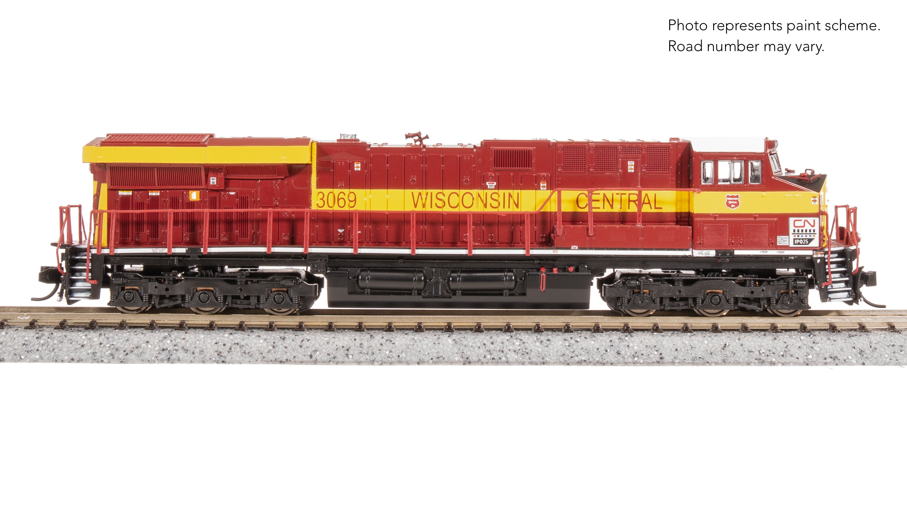 8612 GE ES44AC, CN 3069, Wisconsin Central Heritage Paint, Paragon4 Sound/DC/DCC, N