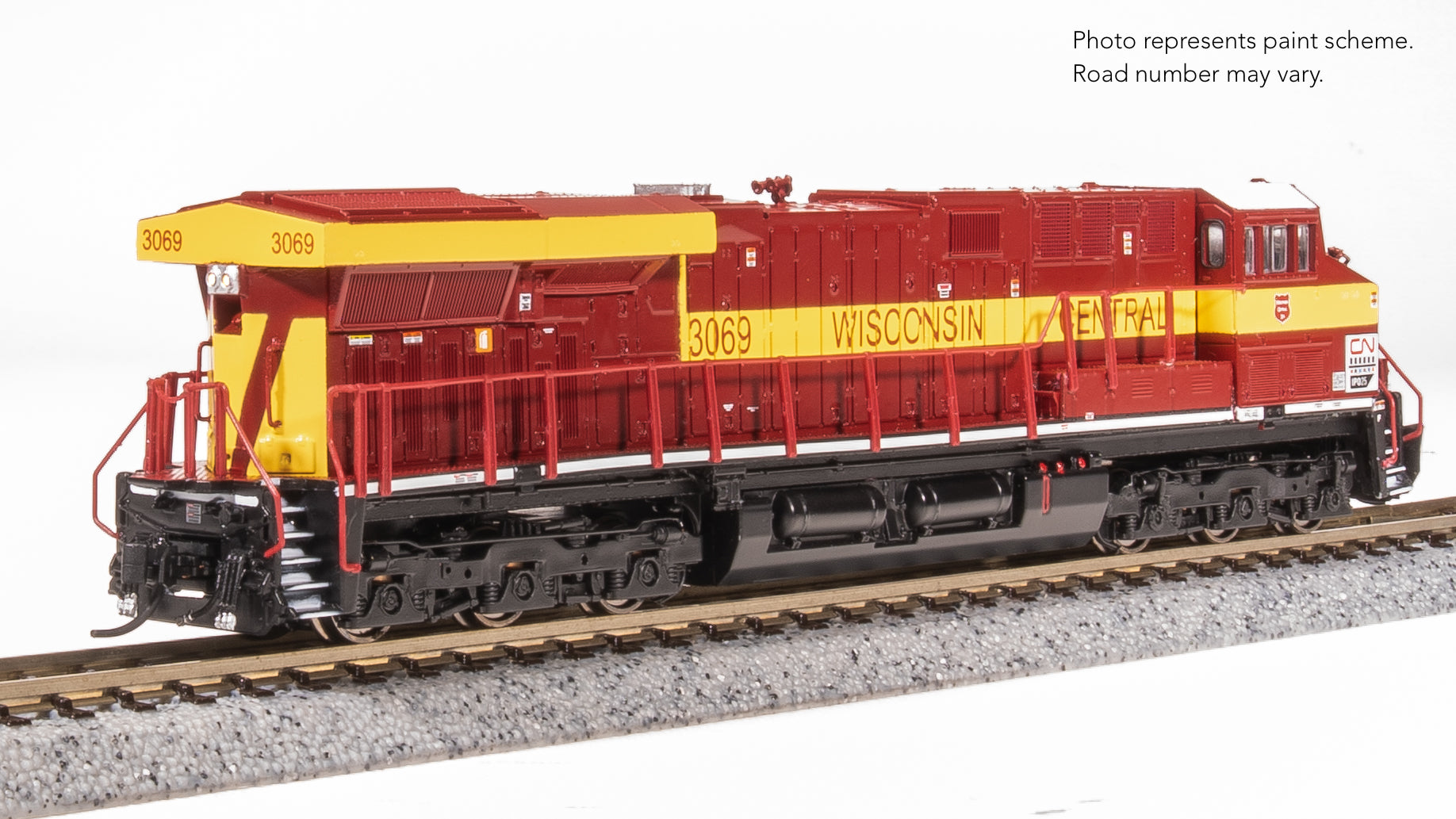 8612 GE ES44AC, CN 3069, Wisconsin Central Heritage Paint, Paragon4 Sound/DC/DCC, N