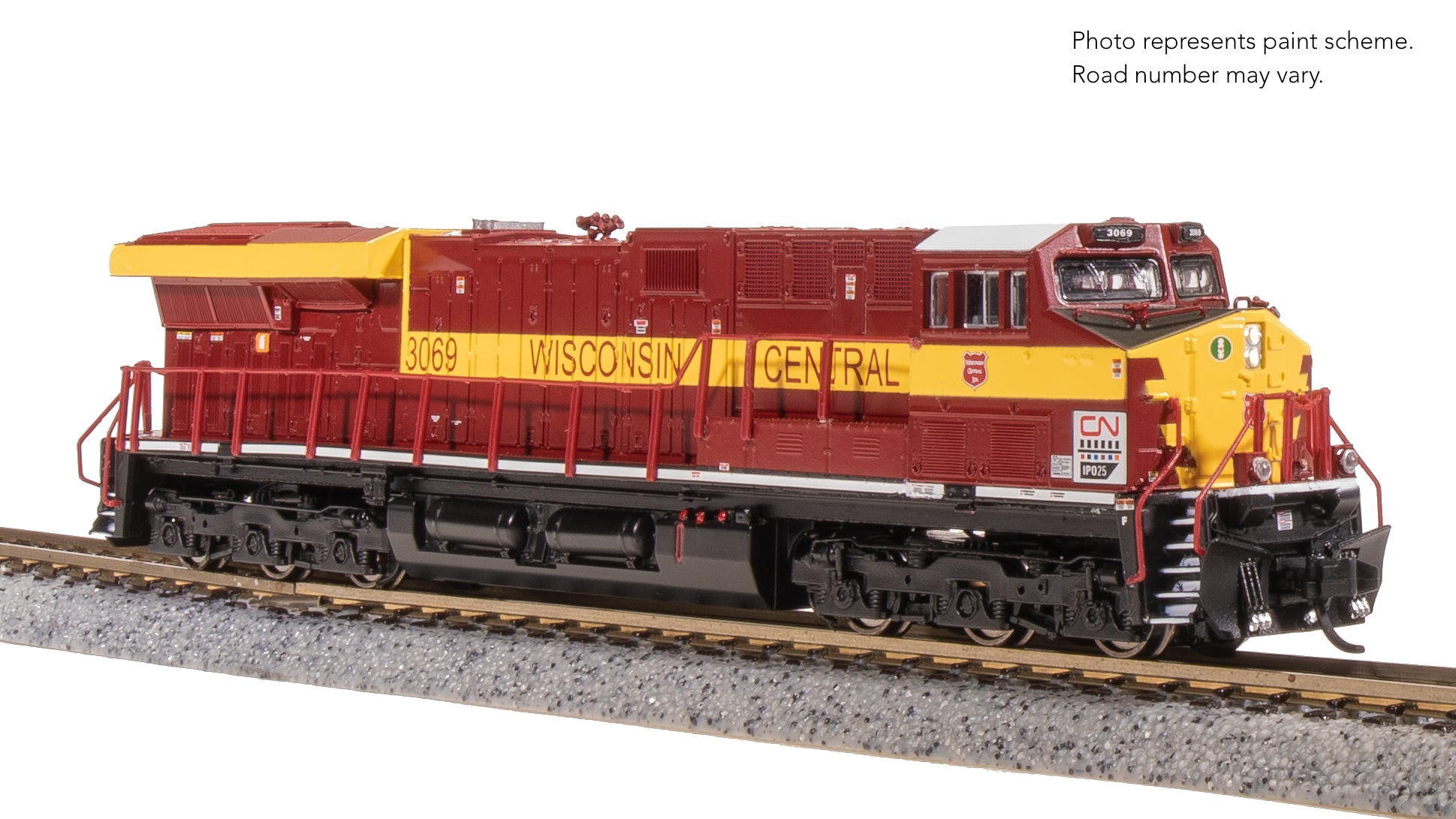 8612 GE ES44AC, CN 3069, Wisconsin Central Heritage Paint, Paragon4 Sound/DC/DCC, N