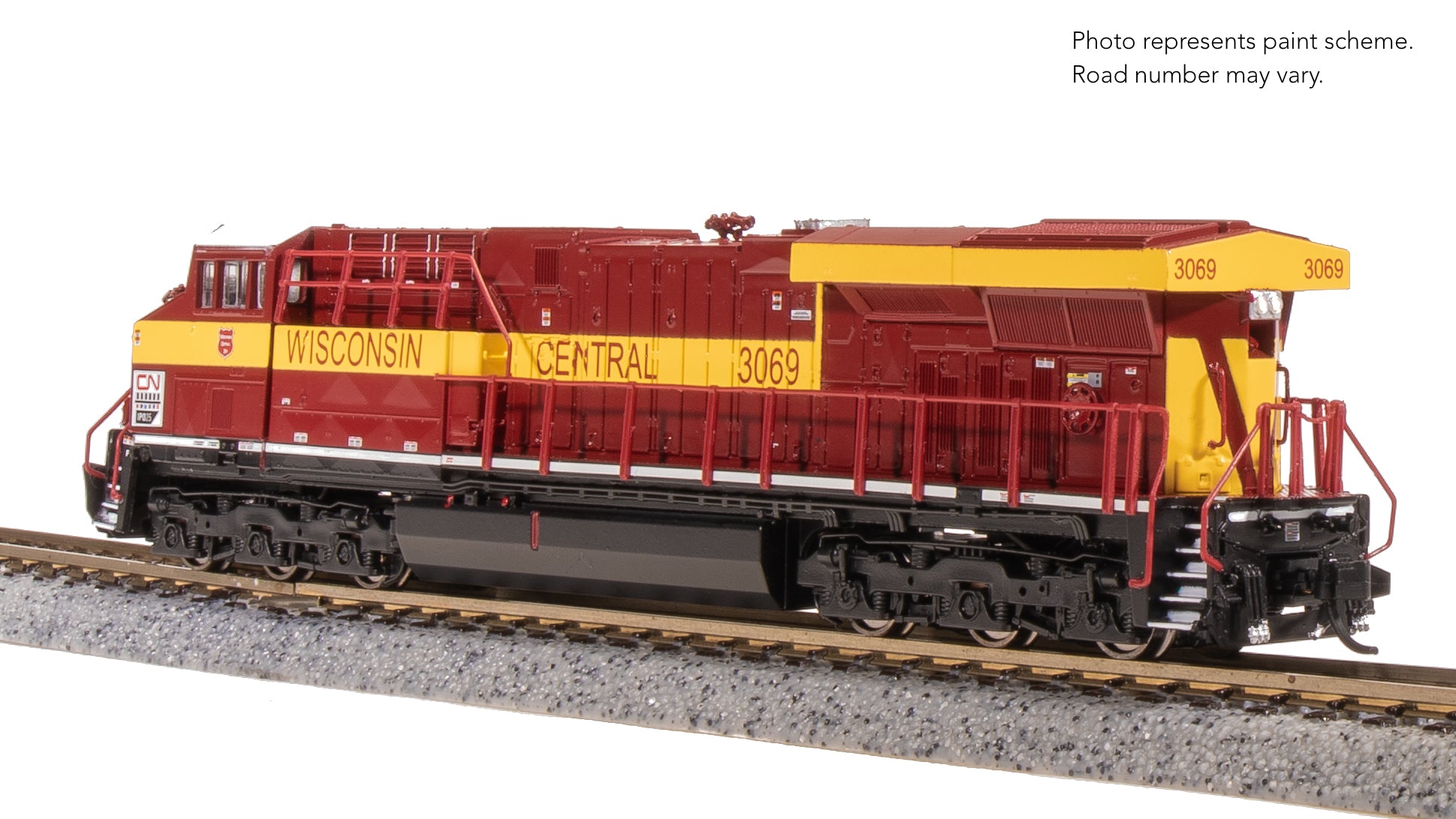 8612 GE ES44AC, CN 3069, Wisconsin Central Heritage Paint, Paragon4 Sound/DC/DCC, N