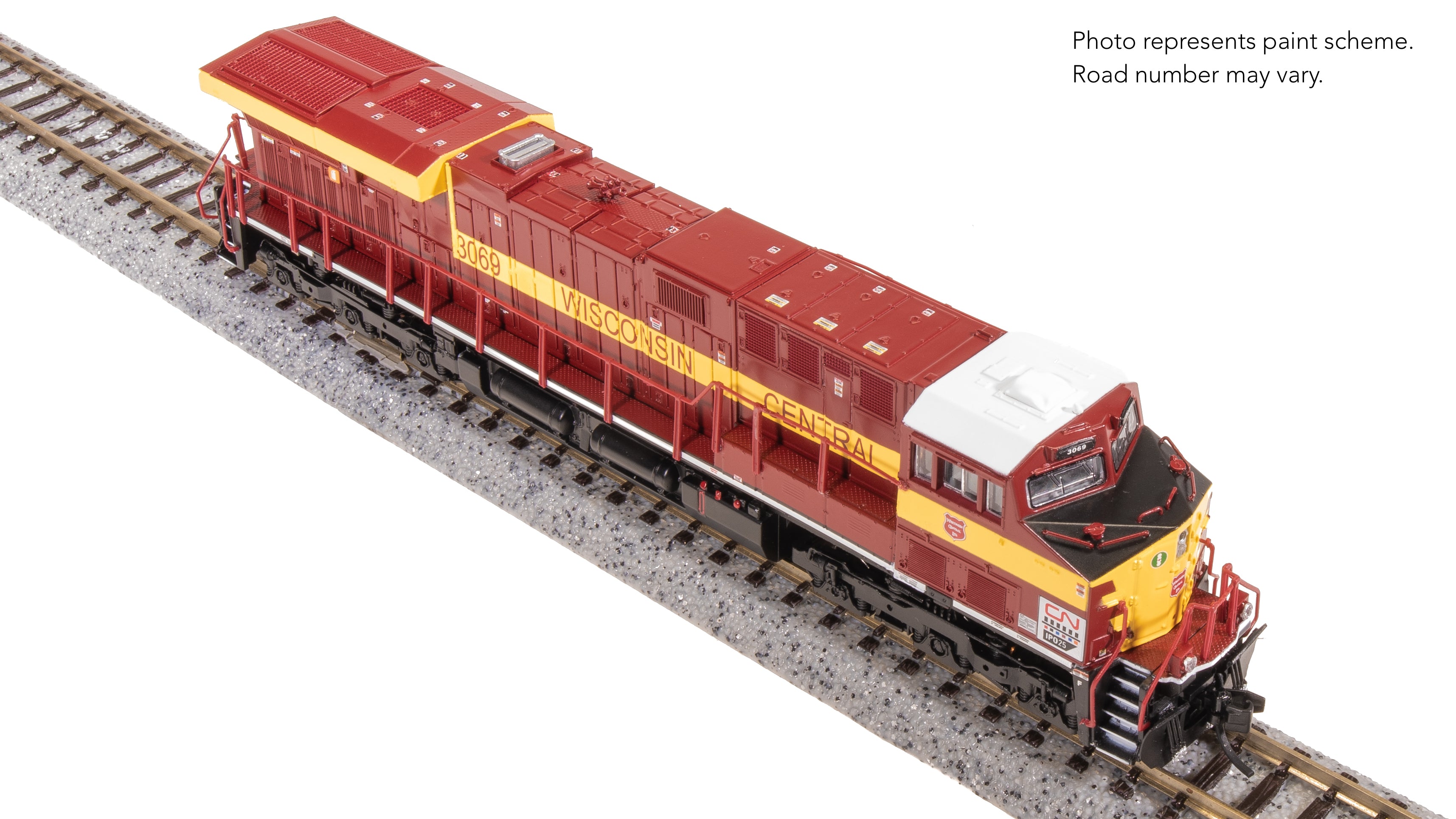 8612 GE ES44AC, CN 3069, Wisconsin Central Heritage Paint, Paragon4 Sound/DC/DCC, N