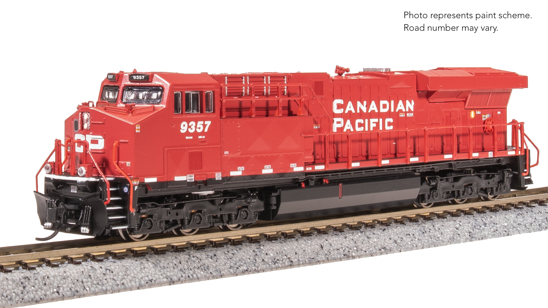 8615 GE ES44AC CP 9368 Action Red Paragon4 Sound DC DCC N