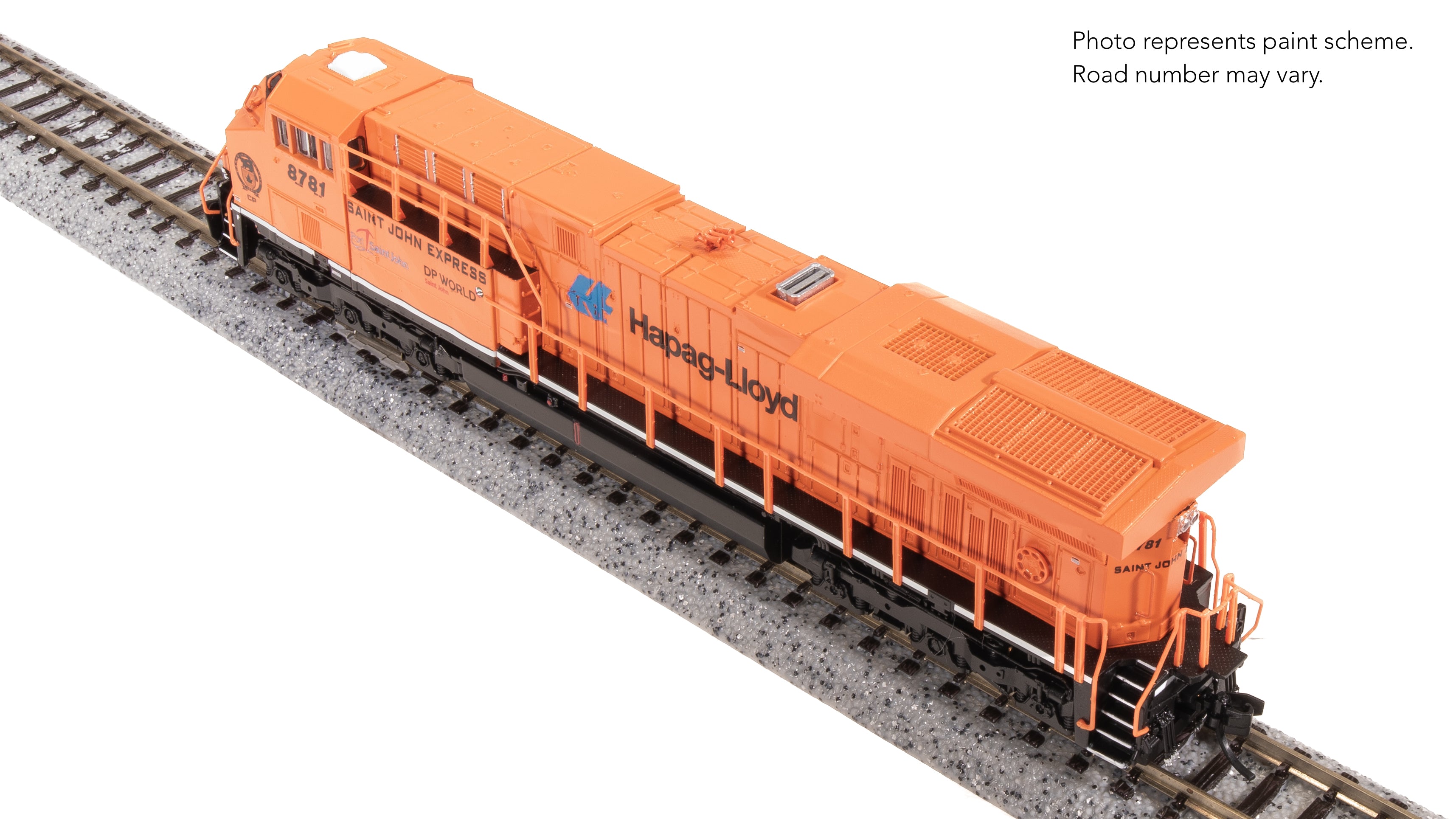 8616 GE ES44AC, CP 8781, "Saint John Express" Orange Paint, Paragon4 Sound/DC/DCC, N