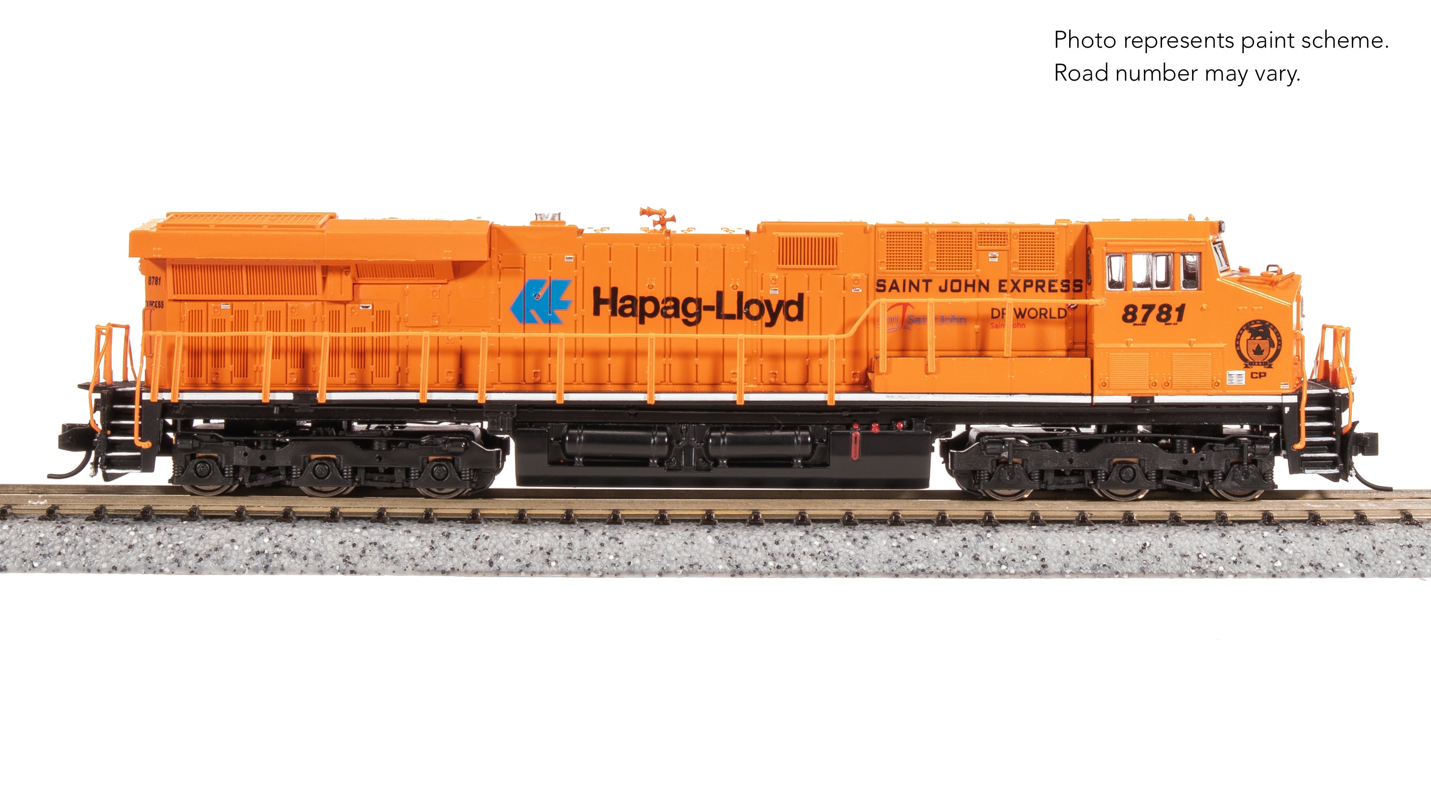 8616 GE ES44AC, CP 8781, "Saint John Express" Orange Paint, Paragon4 Sound/DC/DCC, N