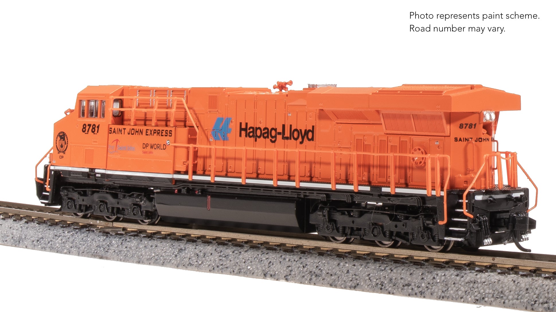 8616 GE ES44AC, CP 8781, "Saint John Express" Orange Paint, Paragon4 Sound/DC/DCC, N