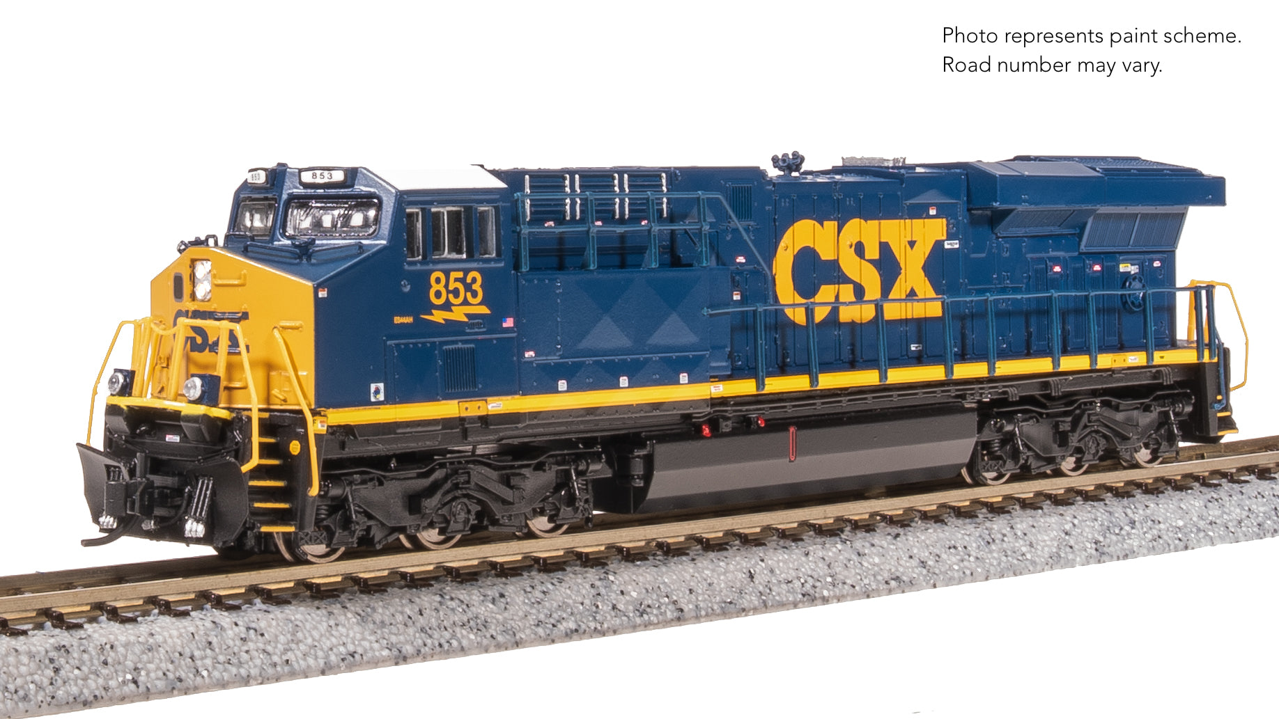 8618 GE ES44AC, CSX 876, YN3 Paint, Paragon4 Sound/DC/DCC, N