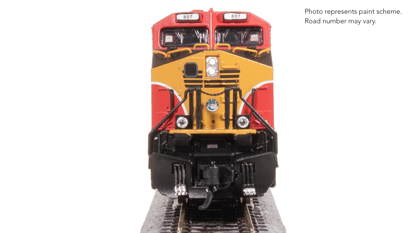 8620 GE ES44AC, FEC 807, Red & Yellow, Paragon4 Sound/DC/DCC, N