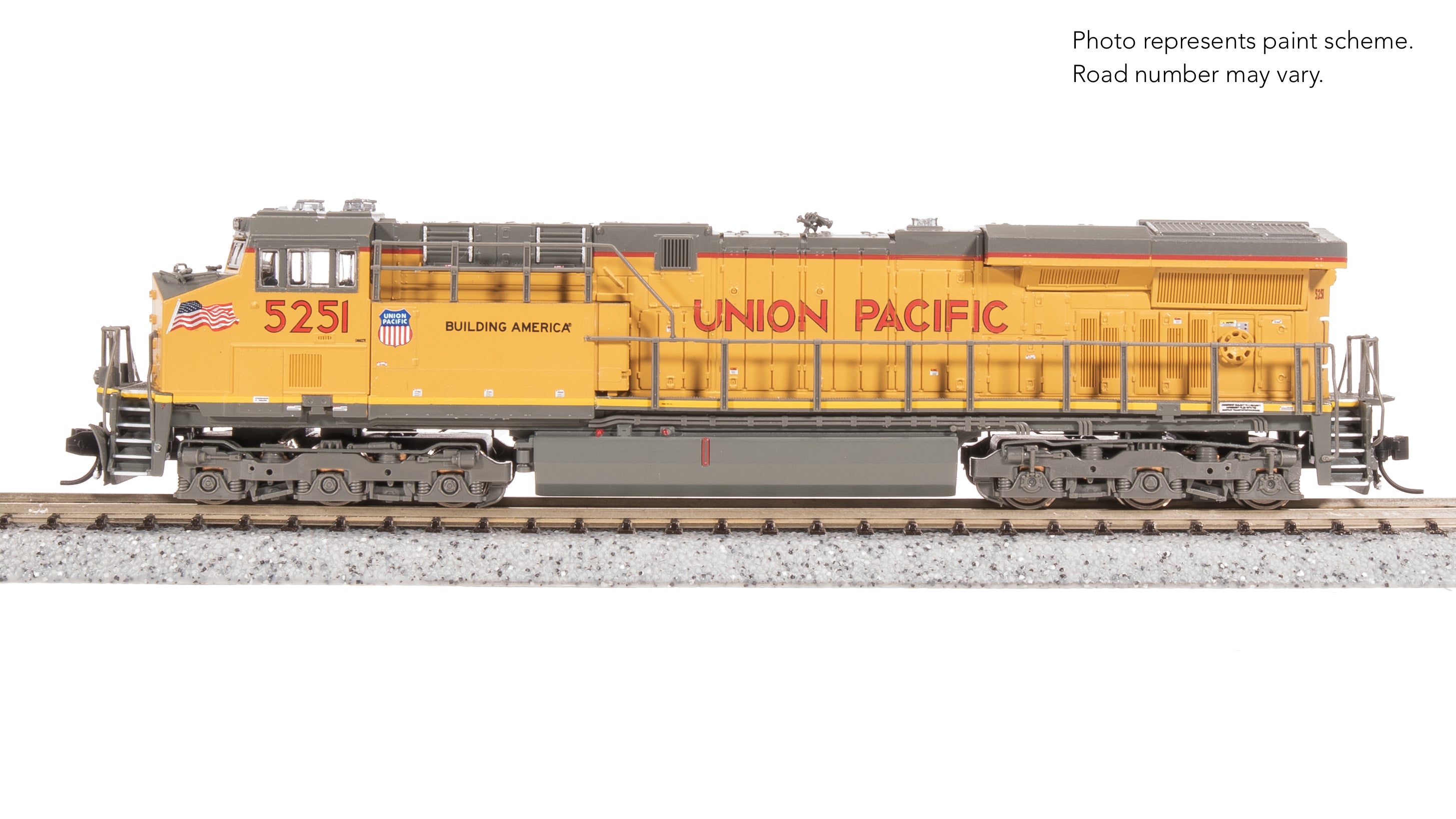 8623 GE ES44AC, UP 5251, Small Flags Scheme, Paragon4 Sound/DC/DCC, N