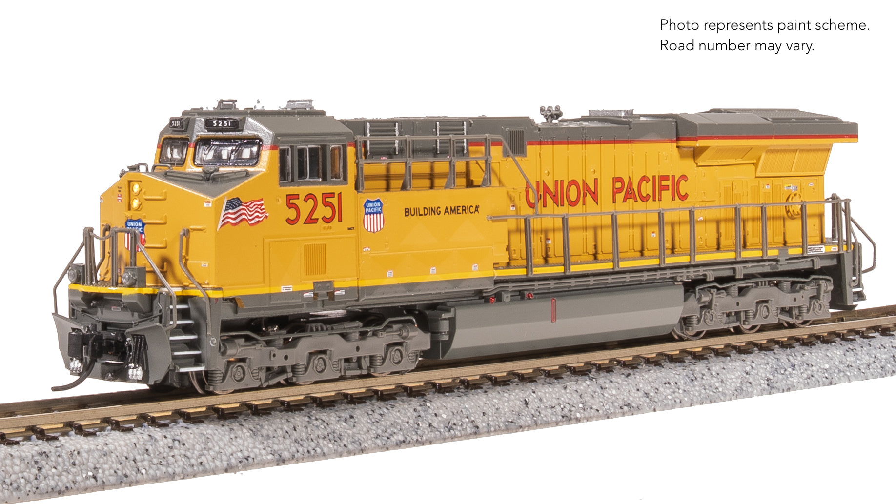 8623 GE ES44AC, UP 5251, Small Flags Scheme, Paragon4 Sound/DC/DCC, N