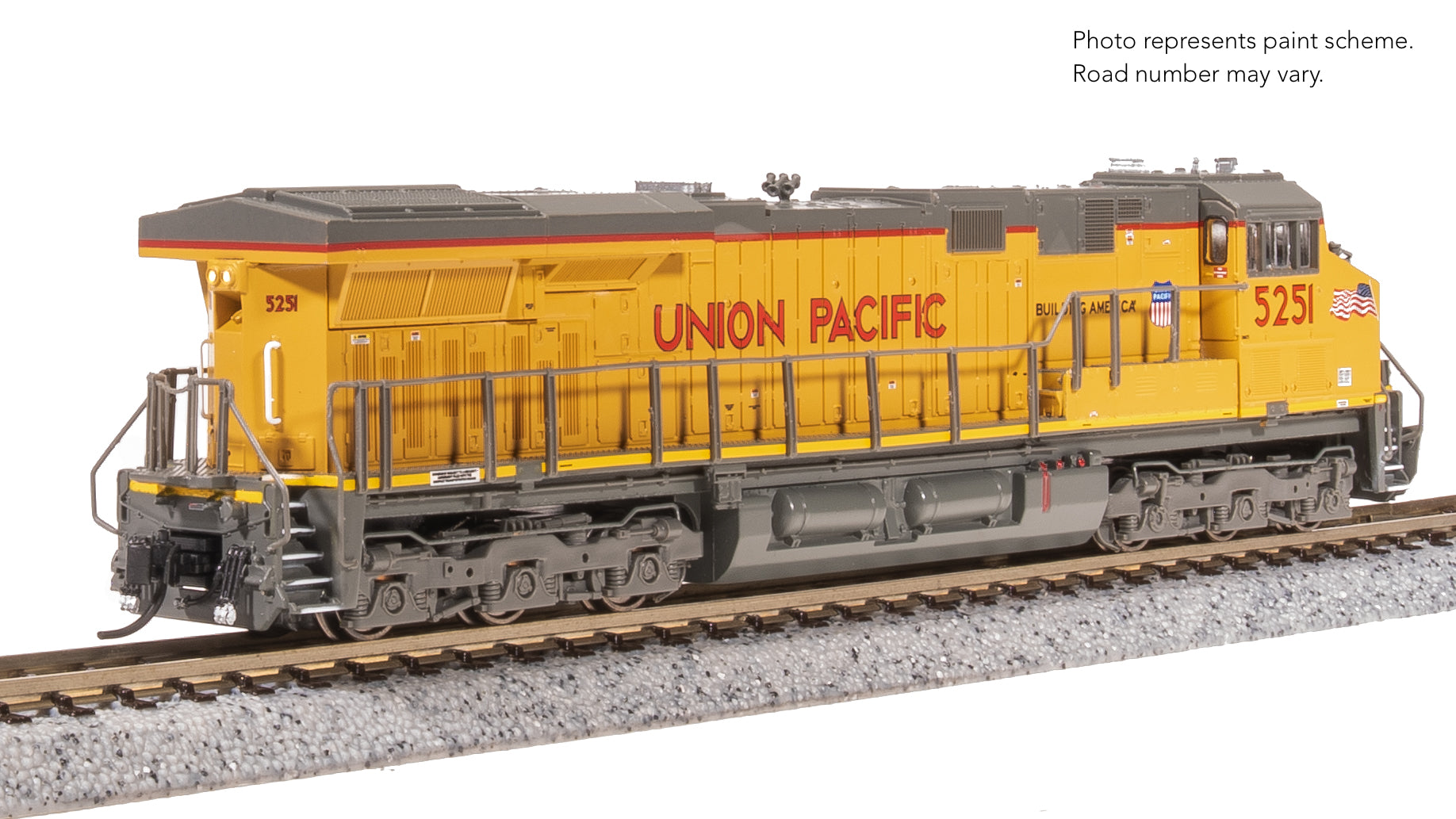 8623 GE ES44AC, UP 5251, Small Flags Scheme, Paragon4 Sound/DC/DCC, N