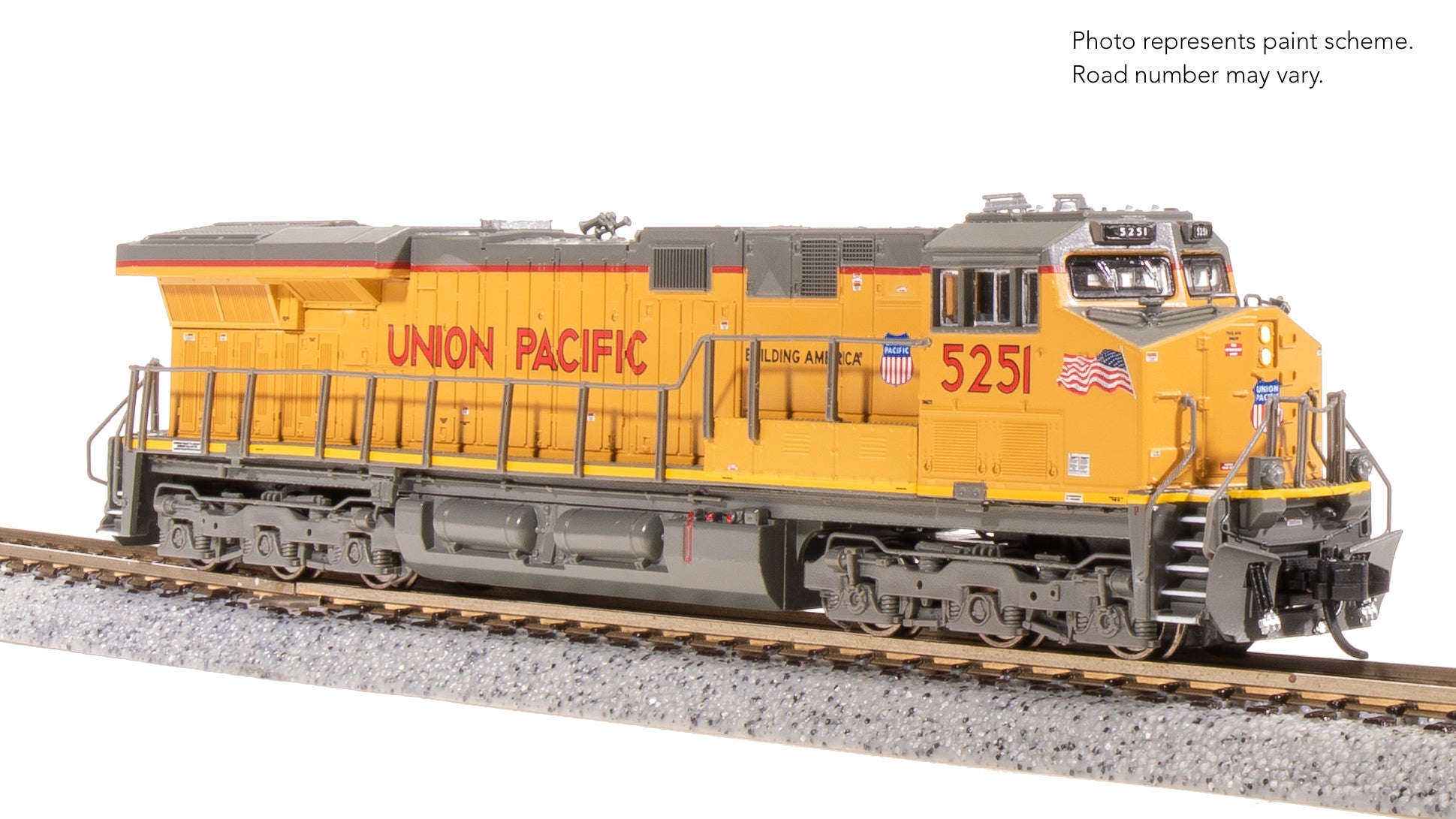 8623 GE ES44AC, UP 5251, Small Flags Scheme, Paragon4 Sound/DC/DCC, N