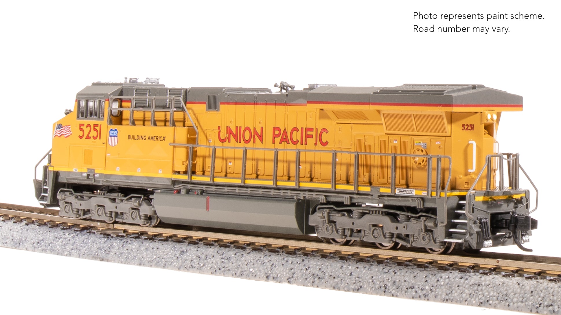 8623 GE ES44AC, UP 5251, Small Flags Scheme, Paragon4 Sound/DC/DCC, N