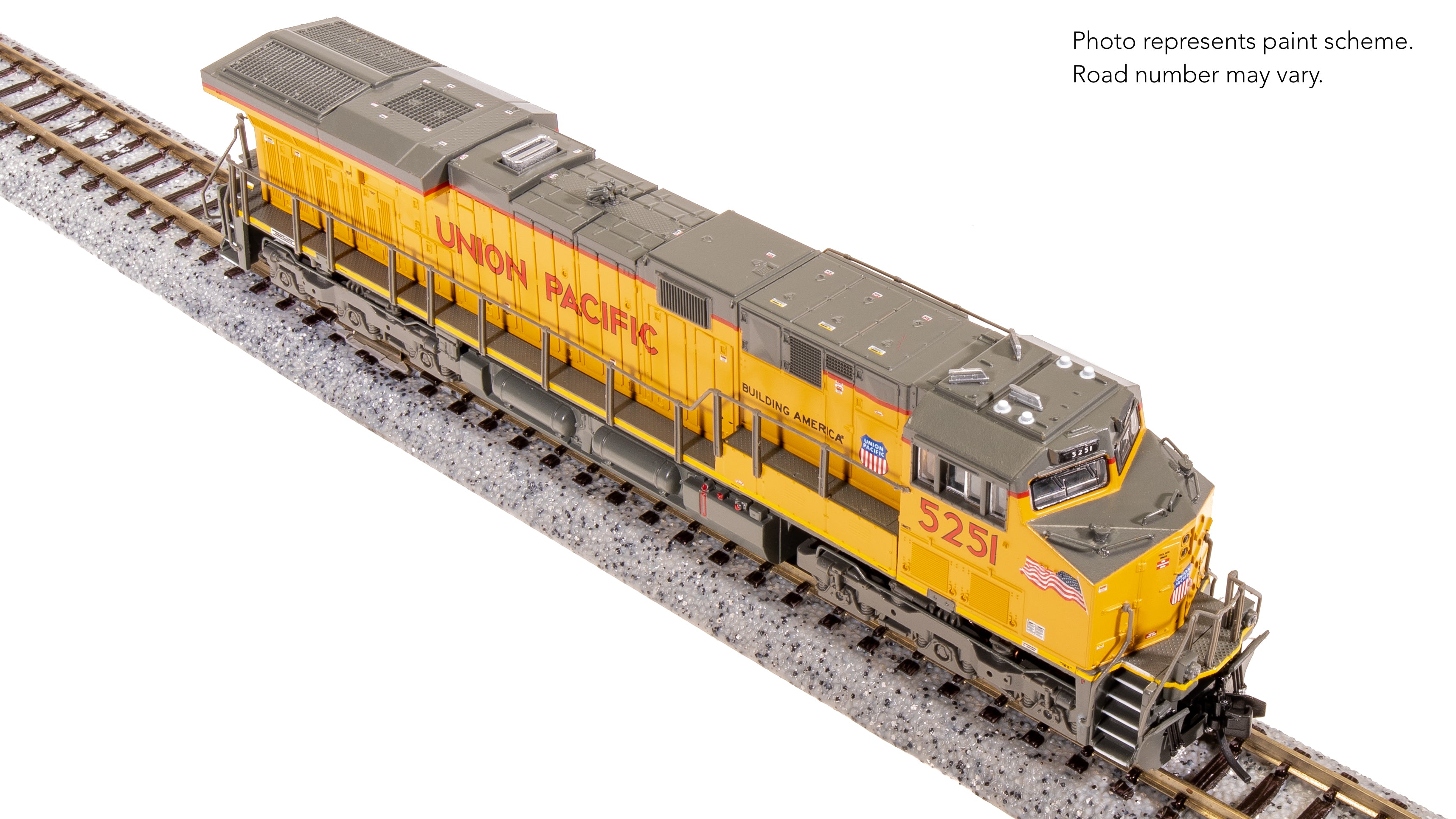 8623 GE ES44AC, UP 5251, Small Flags Scheme, Paragon4 Sound/DC/DCC, N