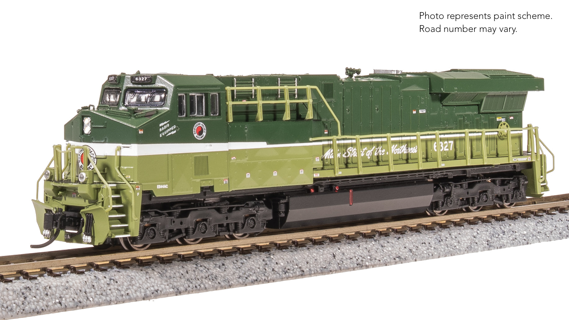 8626 GE ES44AC, NP 6327, Loewy NCL Fantasy Paint, Paragon4 Sound/DC/DCC, N