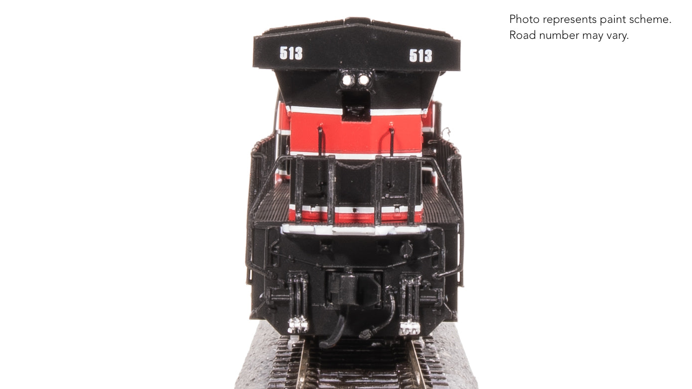 8640 GE ES44AC, IAIS 513, "Rock Island" Black/Red, No-Sound / DCC-Ready, N